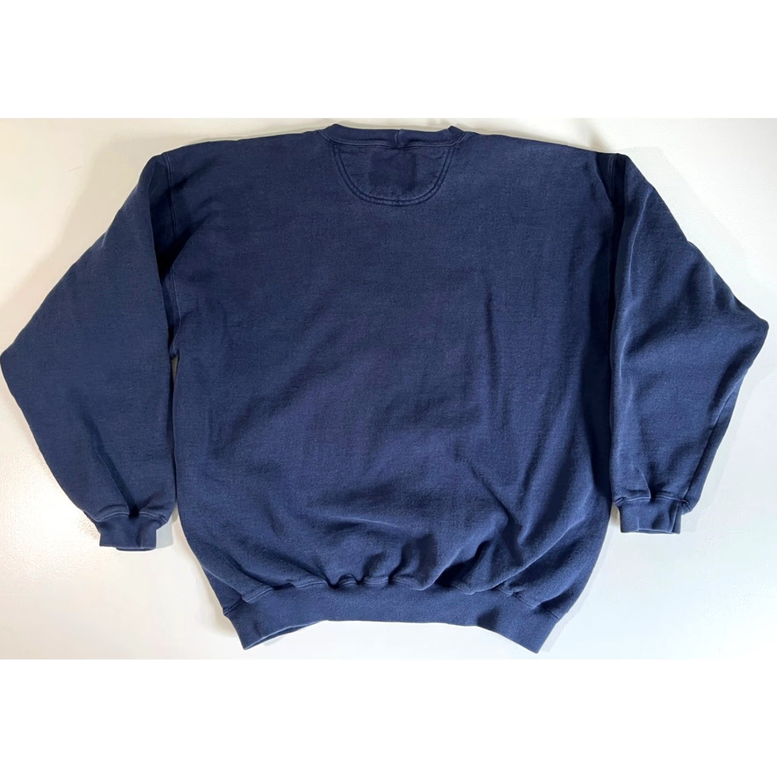Levi's VINTAGE Levi's Sweatshirt Crewneck Shirt Men Navy 90s Heavyweight Made in USA L Size US L / EU 52-54 / 3 - 5 Thumbnail