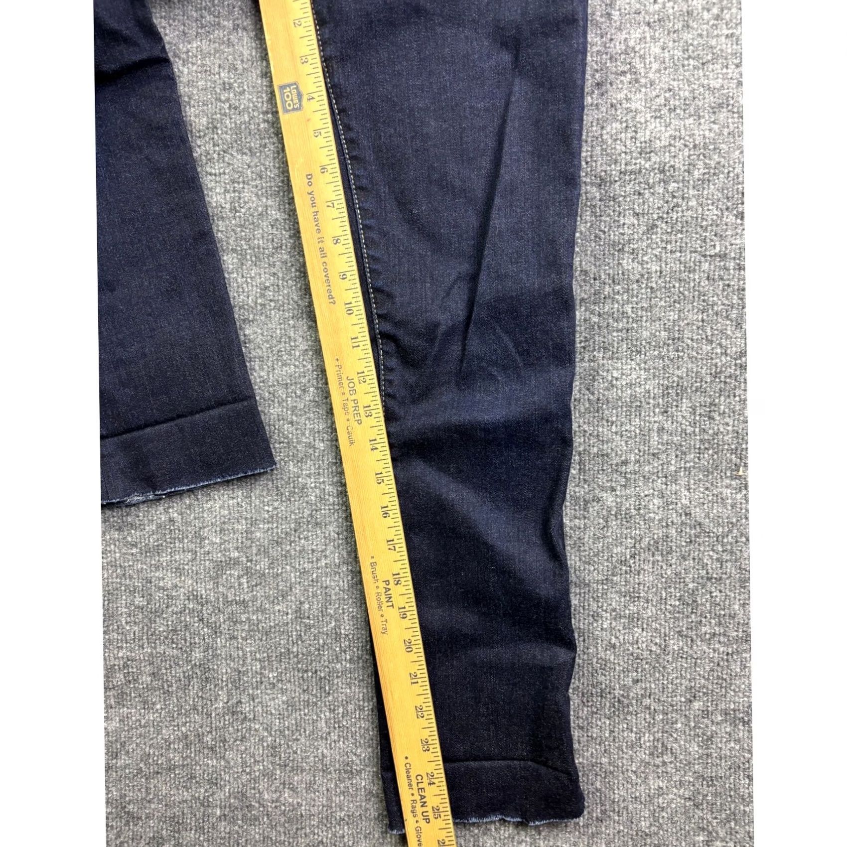 Vintage AG Adriano Goldschmied The Mari Jeans Womens 27 Indigo High Rise Straight Leg Jeans 5-Pocket Denim Stretch Cotton Blend Regular Inseam 25.5 in Womens Size 27" / US 4 / IT 40 - 5 Thumbnail