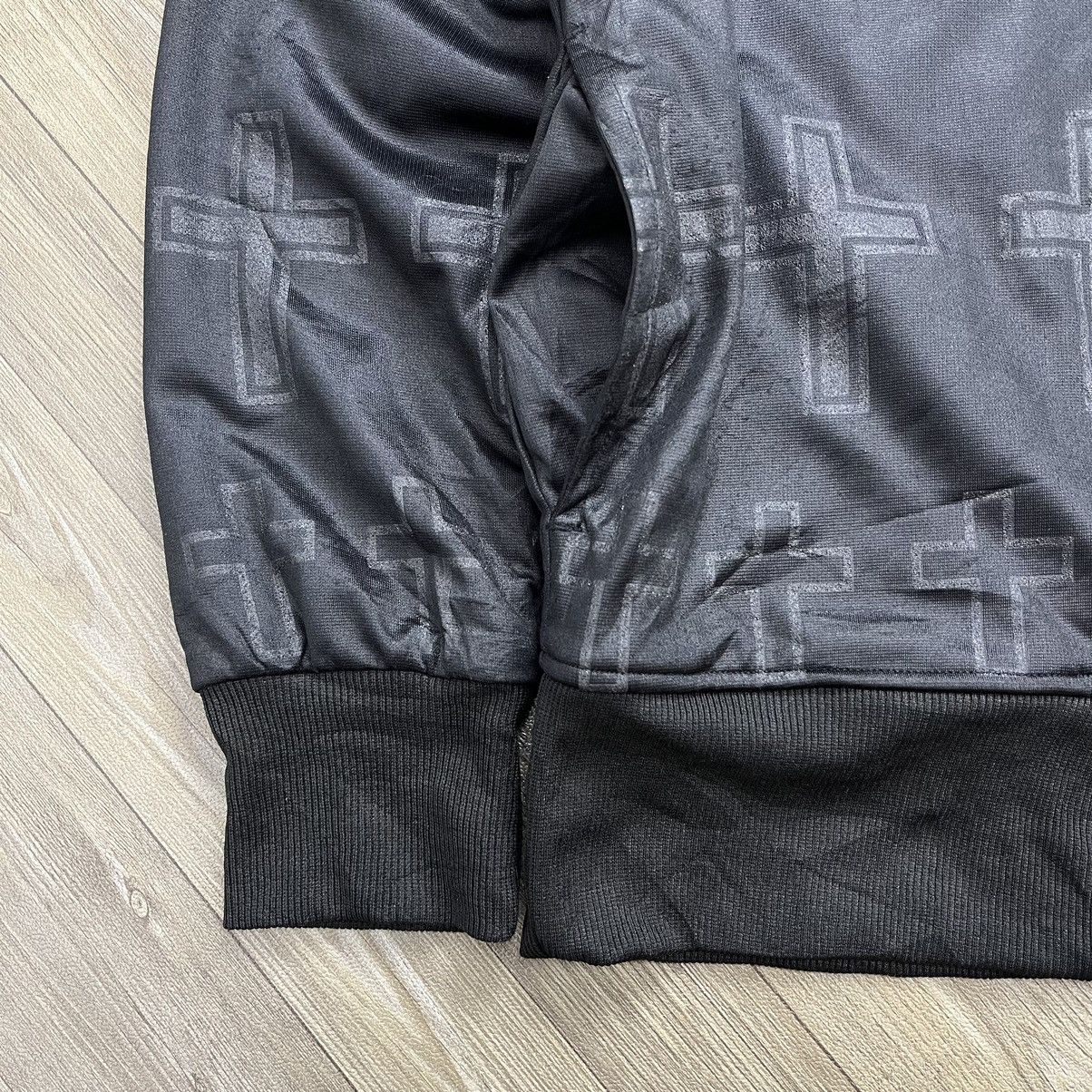 If Six Was Nine Y2K Clash Fur Cross Black on Black Skulls Goa Lgb Zip Hoodie Size US M / EU 48-50 / 2 - 6 Thumbnail