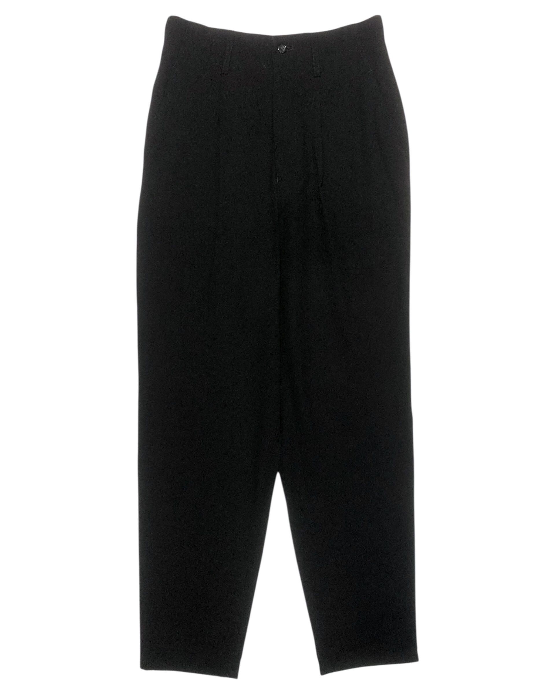 Tricot Comme des Garcons 90s tricot Comme des Garçons Wool-Rayon Tapered Trousers Size 27" / US 4 / IT 40 - 1 Thumbnail