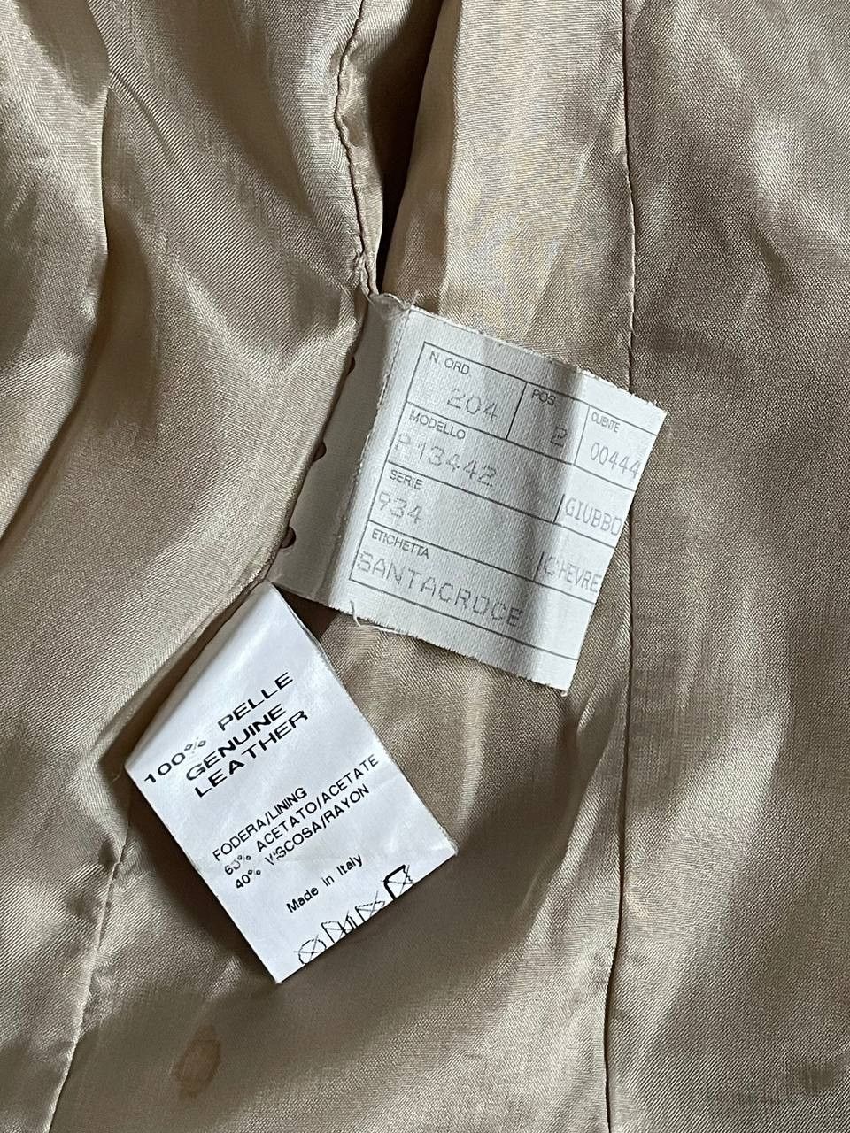 Other Santa Croce Leather Jacket Size S / US 4 / IT 40 - 10 Thumbnail