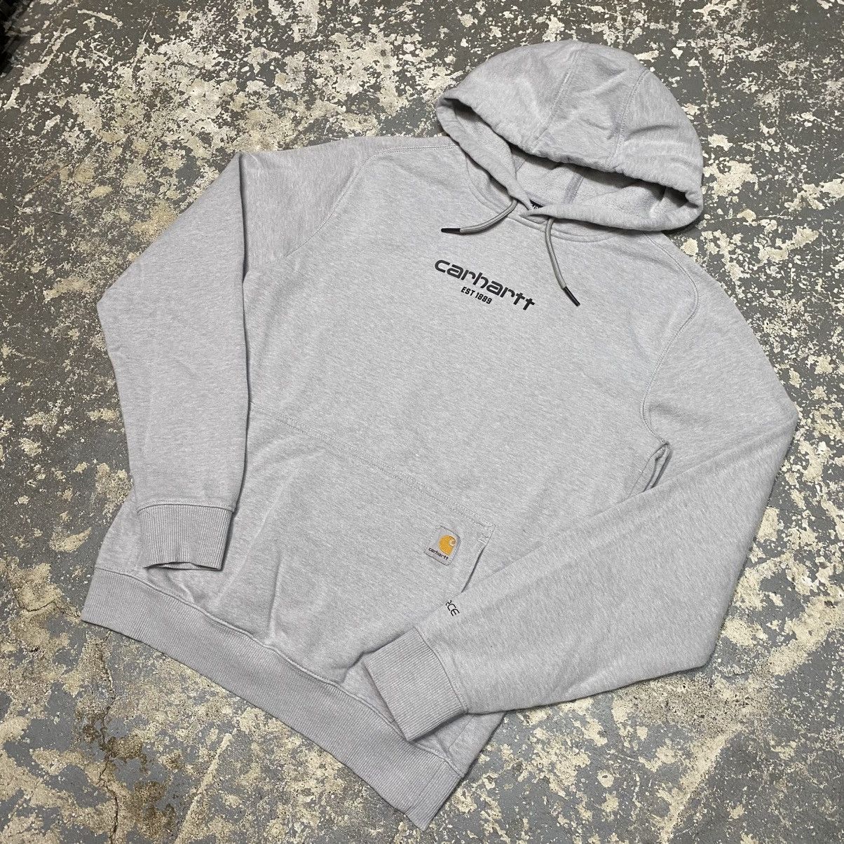 Other Y2K Carhartt Est 1889 Force Grey Hoodie Sweatshirt Size US S / EU 44-46 / 1 - 2 Thumbnail