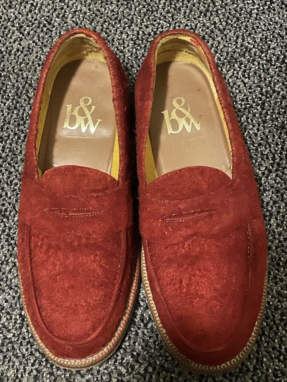 Blackstock & Weber Custom Hand Painted Suede Blackstock & Weber Loafer Size US 9.5 / EU 42-43 - 2 Thumbnail