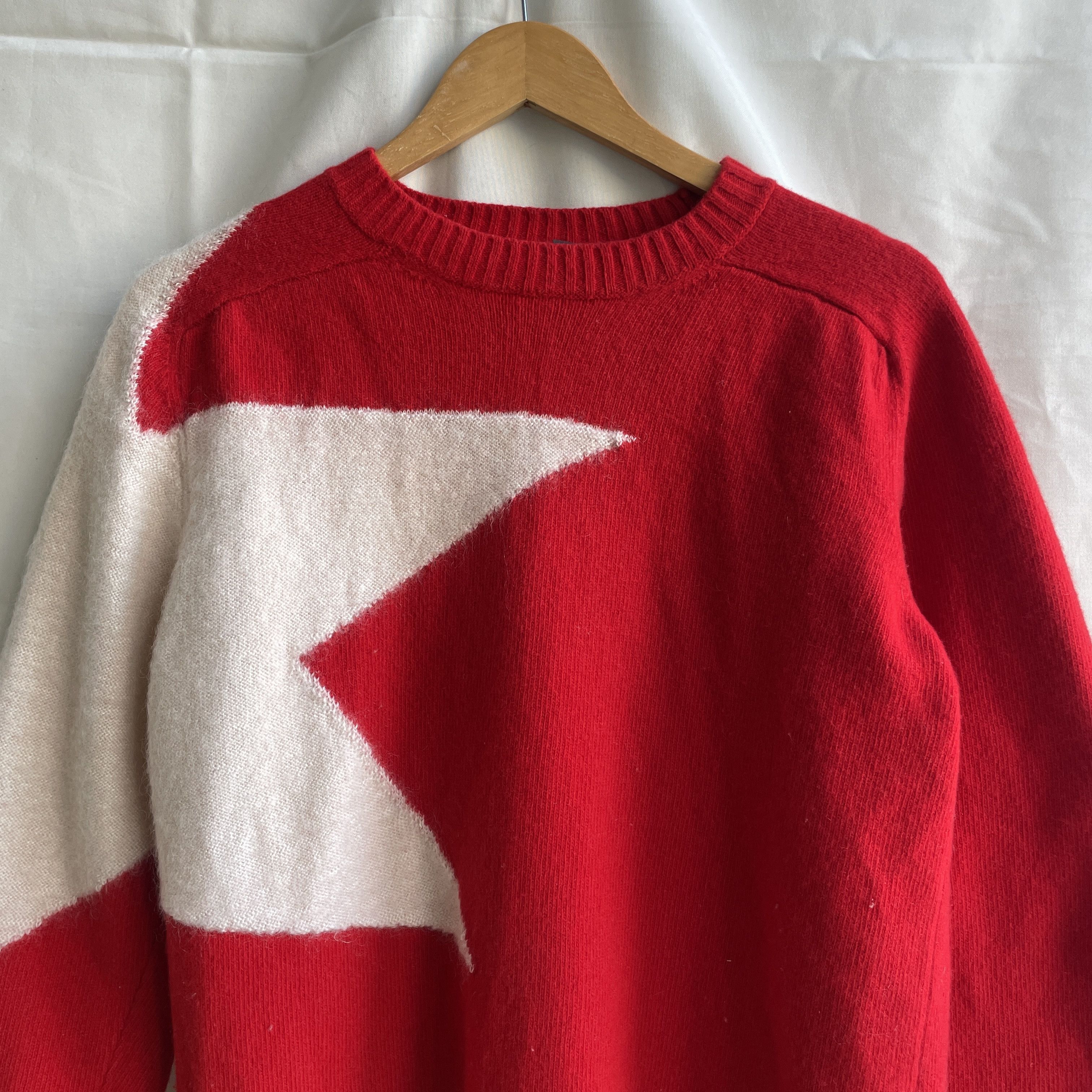 Eleventy Eleventy Womens Star Wool Mohair Sweater Size L Size L / US 10 / IT 46 - 3 Thumbnail