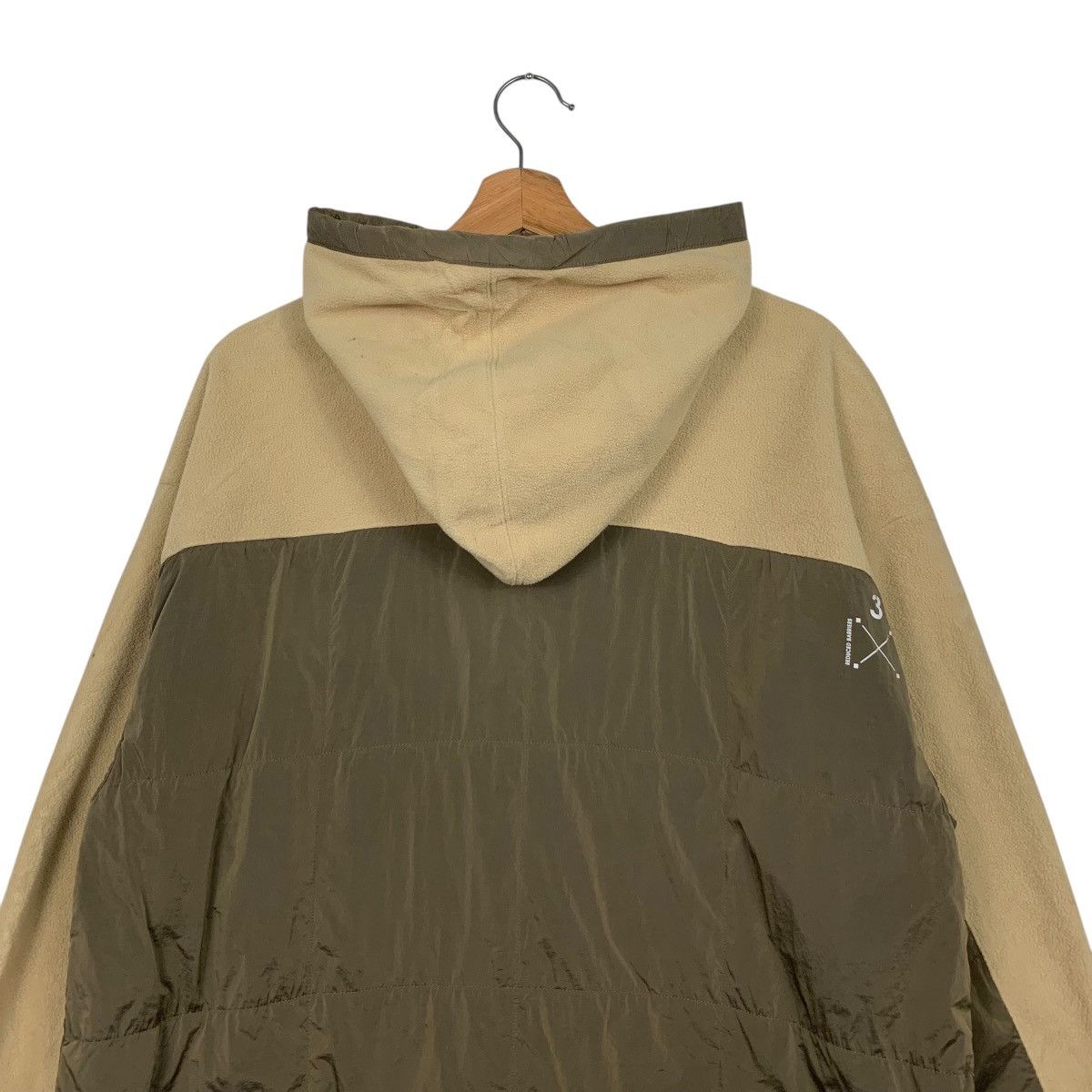 Adidas ADIDAS Small Logo Hybrid Fleece Pullover Hoodies #1616-C72 Size US L / EU 52-54 / 3 - 10 Thumbnail