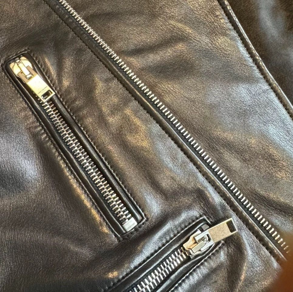 Saint Laurent Paris × Yves Saint Laurent Saint Laurent L01O Sheepskin motorcycle leathe2412-Nextarrow Size US M / EU 48-50 / 2 - 5 Thumbnail