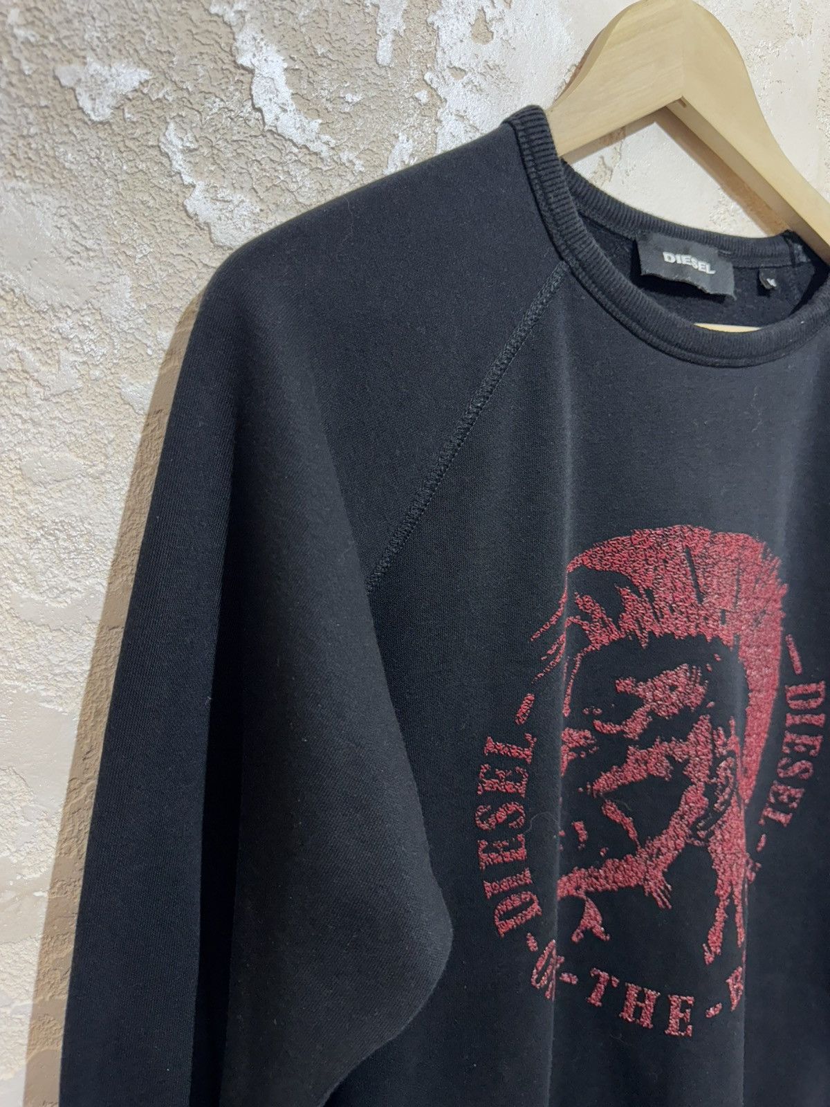 Diesel Vintage Diesel Pull Over SweatShirt Only The Brave Men's Size US M / EU 48-50 / 2 - 5 Thumbnail
