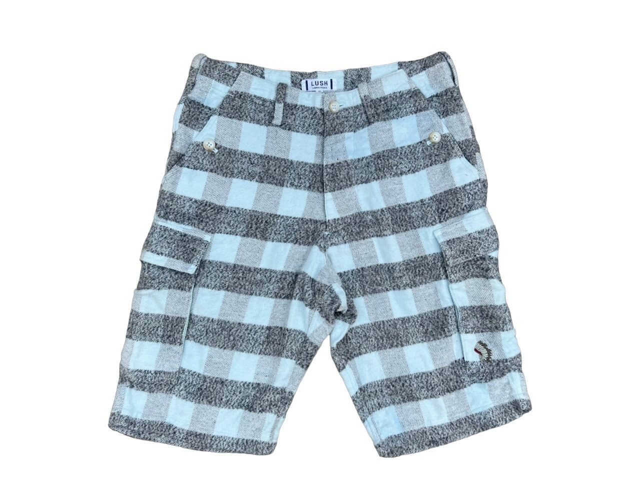 Flannel LUSH Landis Osaka Japan Stripes Checks Flannel Short Pant Size US 30 / EU 46 - 1 Thumbnail