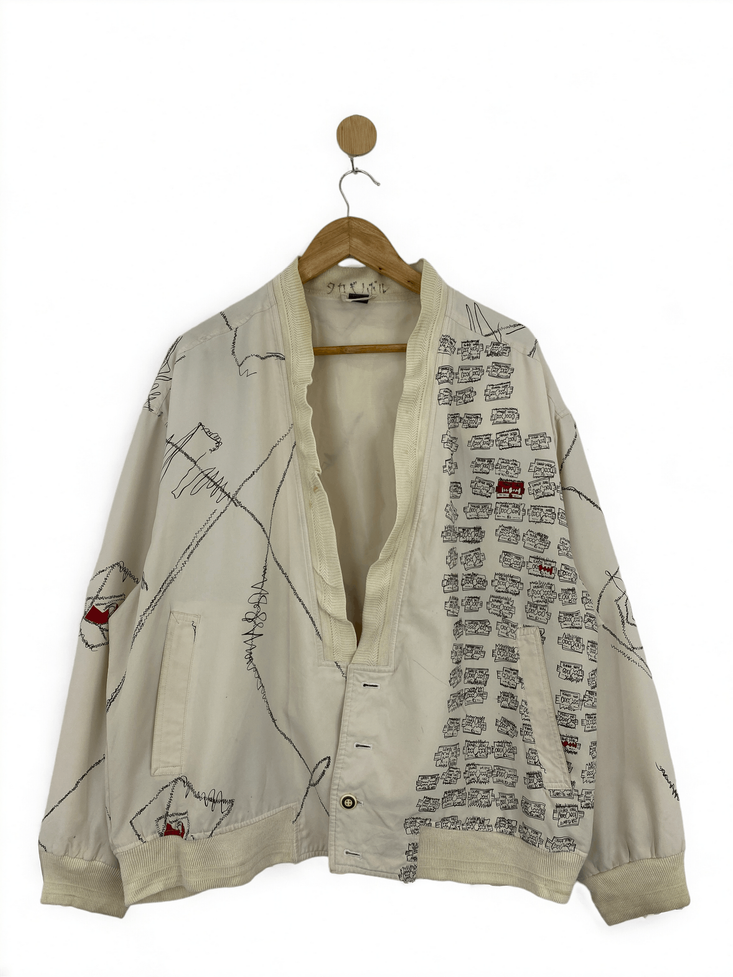 If Six Was Nine Vintage Japanese Brand Half Button Light Jacket JA0066 Size US XL / EU 56 / 4 - 1 Thumbnail