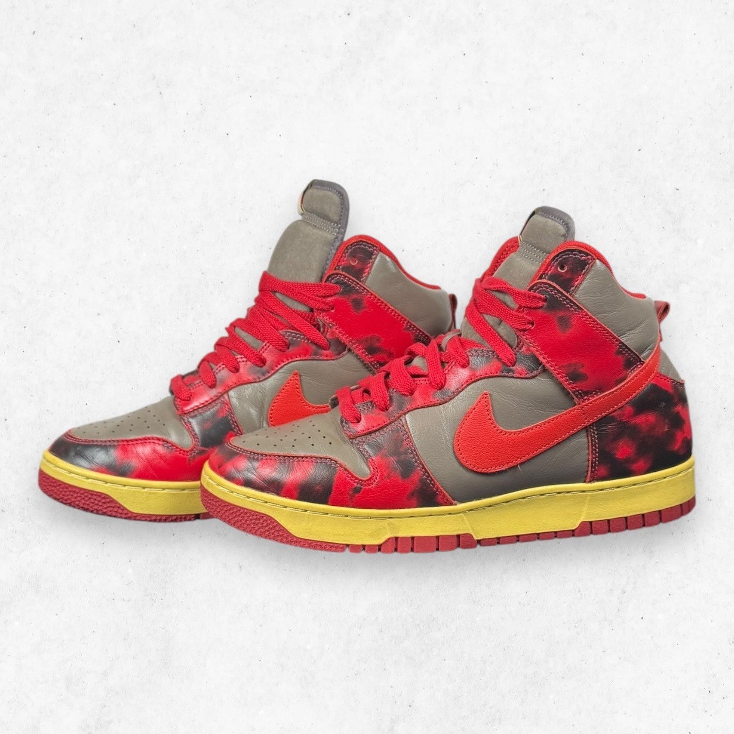 Nike Nike Dunk High 1985 Acid Wash University Red Sz 10.5 Size US 10.5 / EU 43-44 - 3 Thumbnail