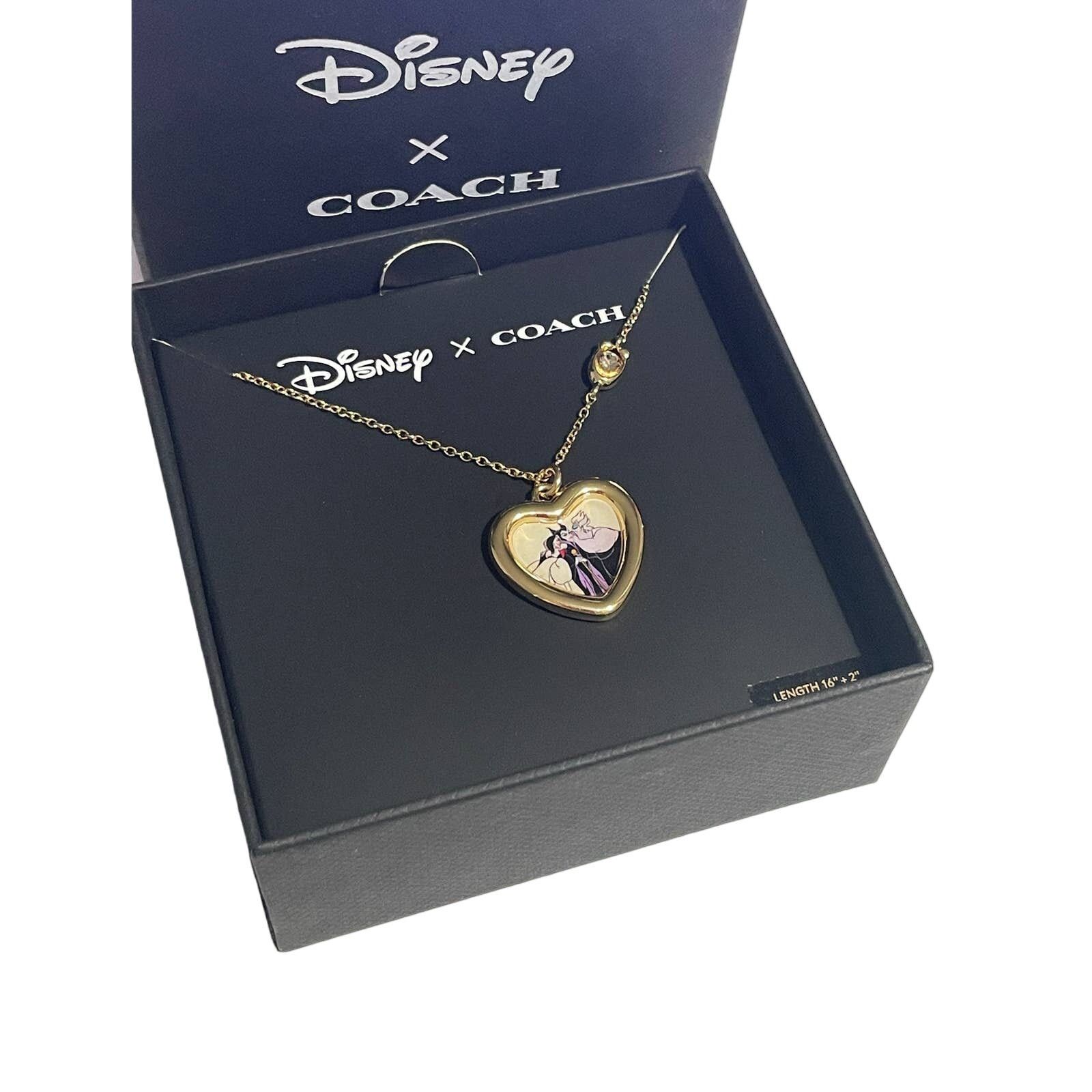 Coach Disney X Coach Villains Heart Necklace New Size ONE SIZE - 2 Thumbnail