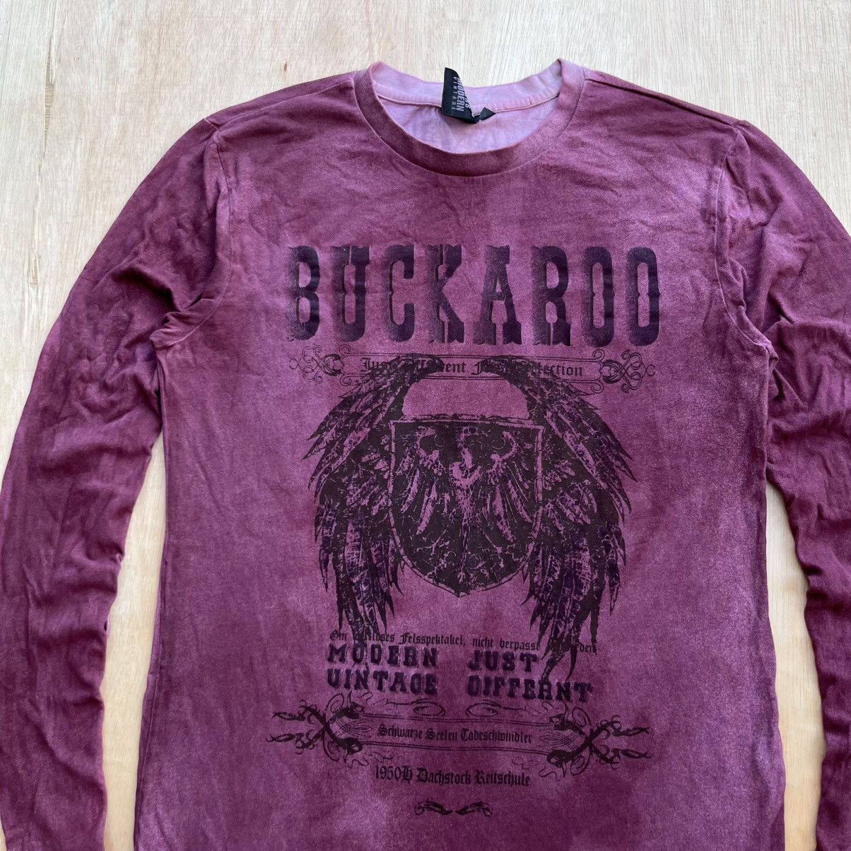 Vintage BUCKAROO Y2k VINTAGE LS MAROON LGB HYSTERIC STYLE Size US M / EU 48-50 / 2 - 2 Thumbnail
