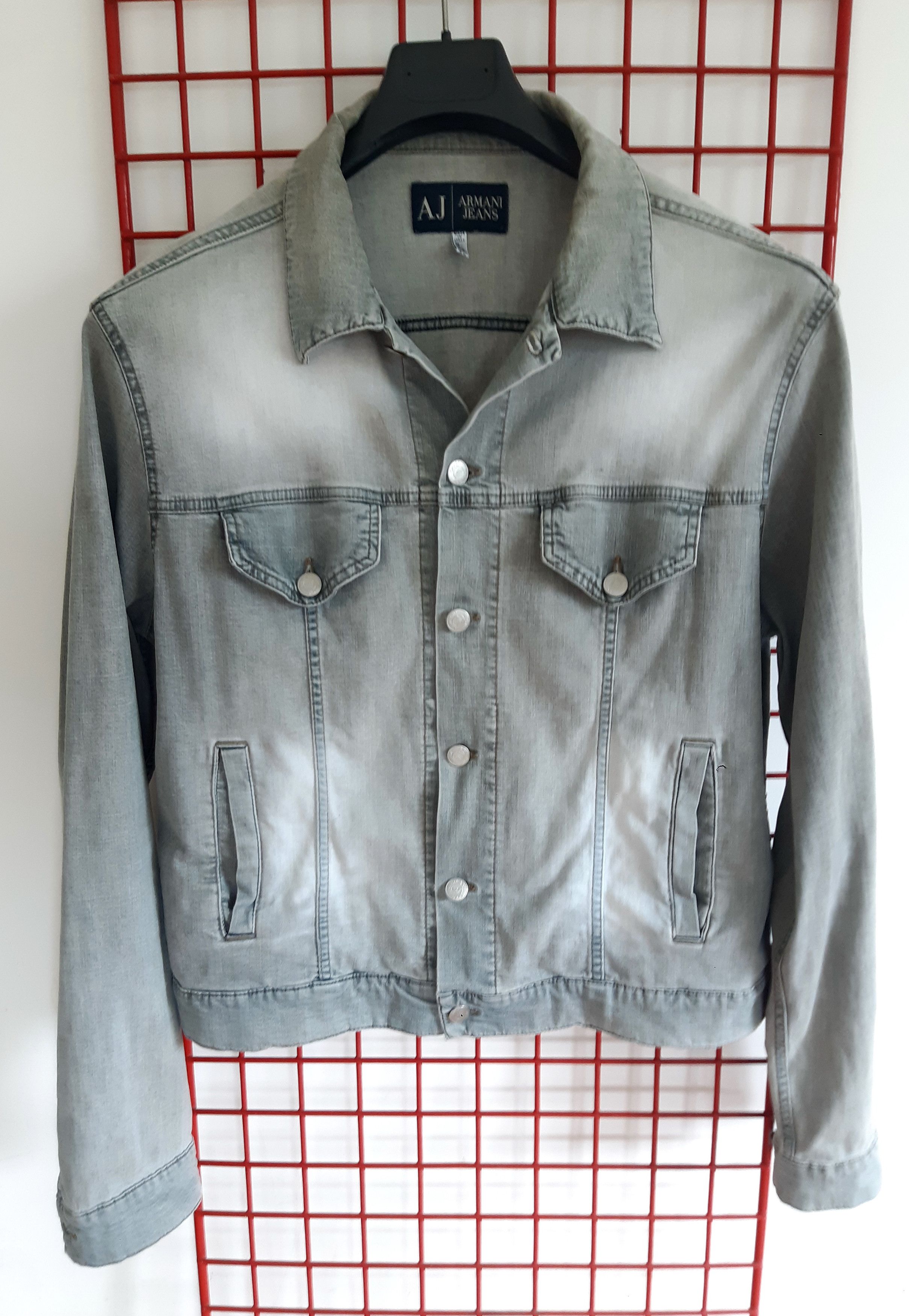 Armani Vintage ARMANI JEANS Italy Denim Jakcet size 52 Size US L / EU 52-54 / 3 - 2 Thumbnail