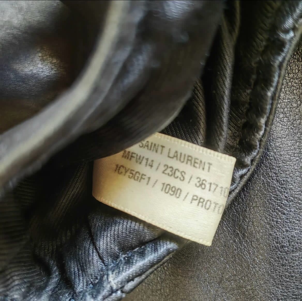 Saint Laurent Paris Saint Laurent Paris sample leather jacket - Dmc99 Size US S / EU 44-46 / 1 - 5 Thumbnail