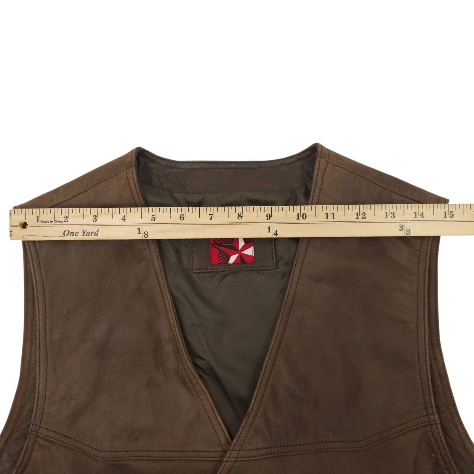 Marlboro Marlboro Miles Leather Vest Mens L Vintage Western Biker Size US L / EU 52-54 / 3 - 4 Thumbnail