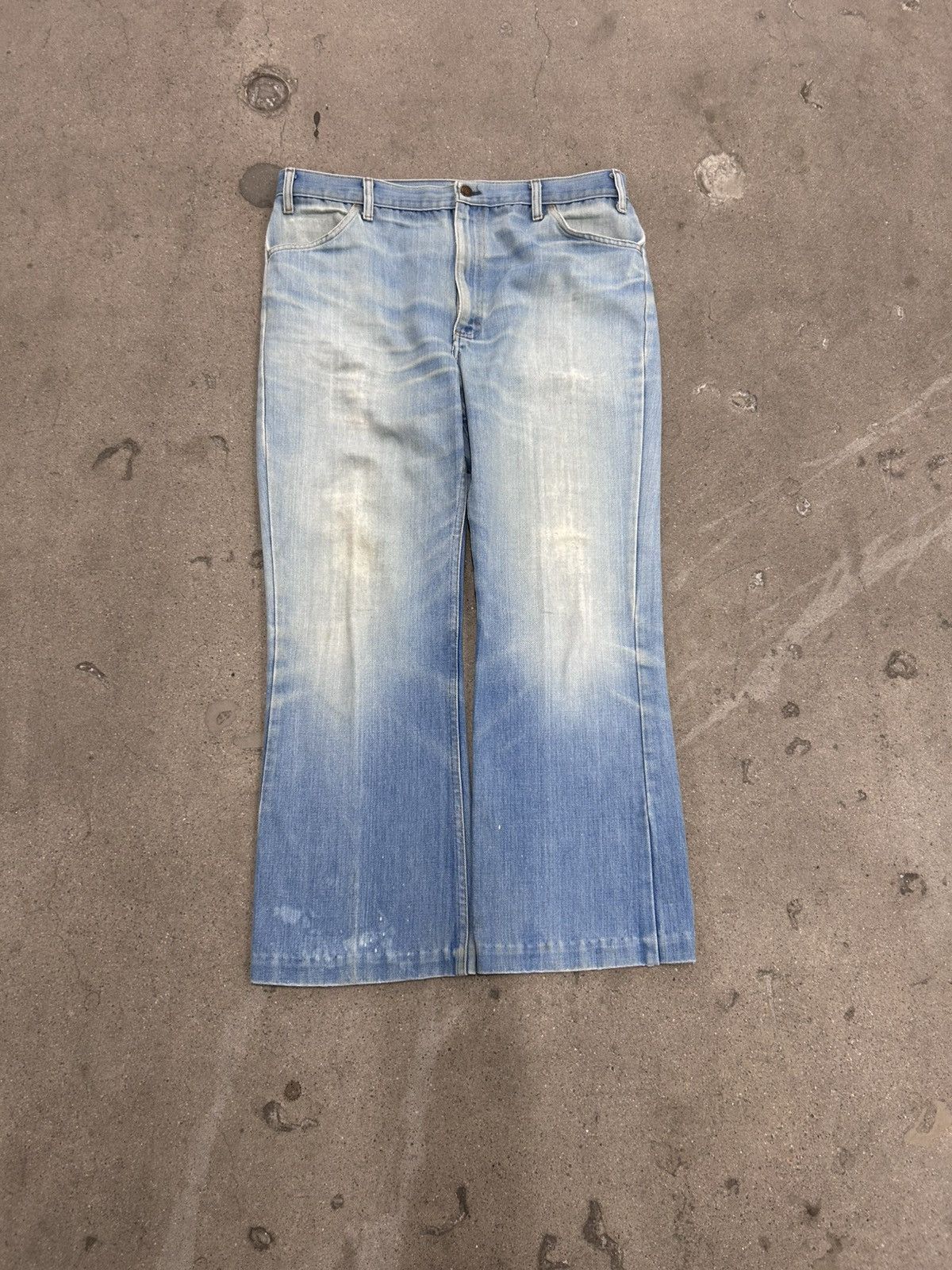 Levi's × Vintage Vintage 1970s Bootcut Light Wash Jeans Size US 35 - 1 Thumbnail