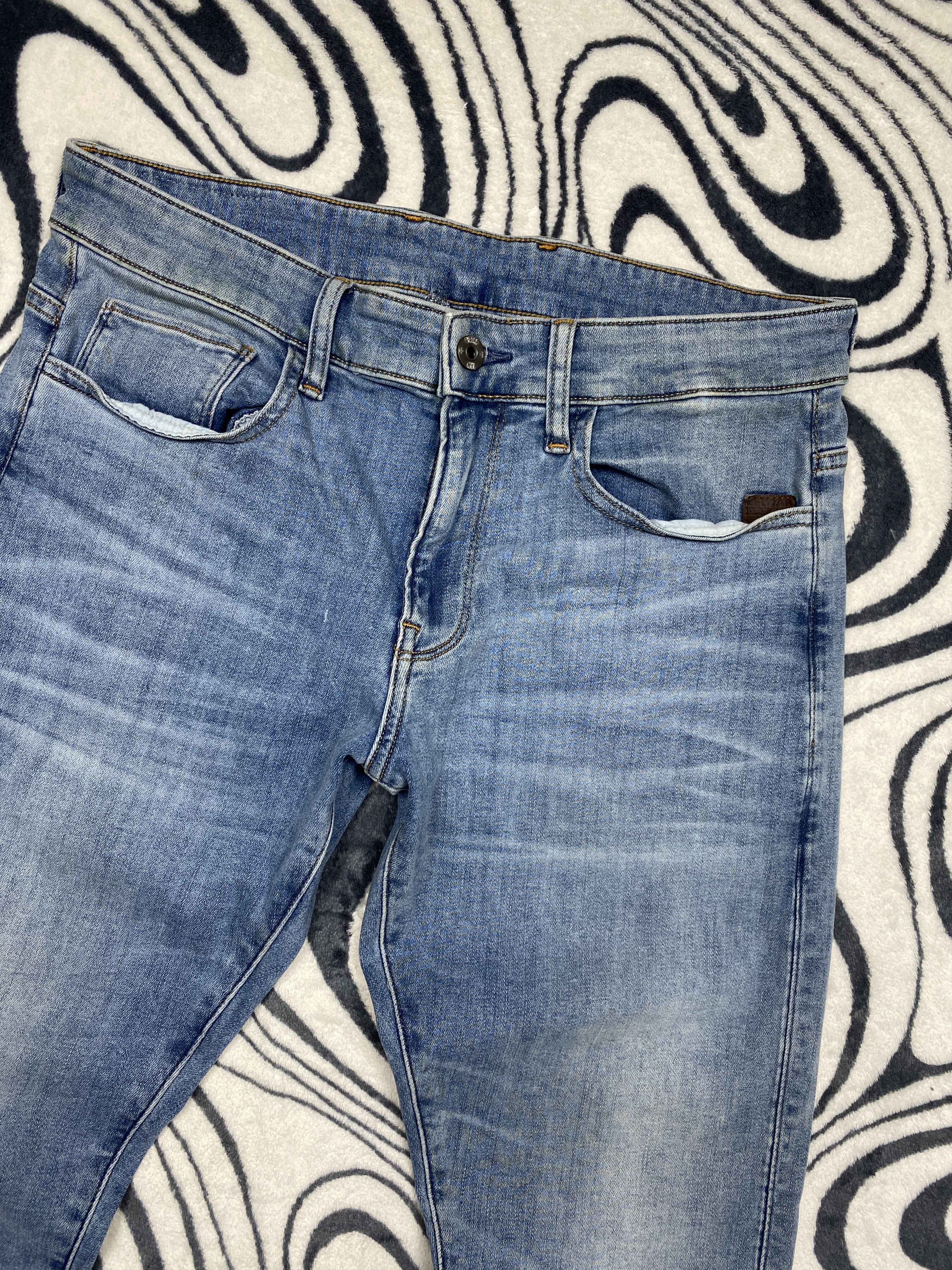 G-Star G Star Raw Mens Revend Skinny Denim Pants Jeans Size US 31 - 6 Thumbnail