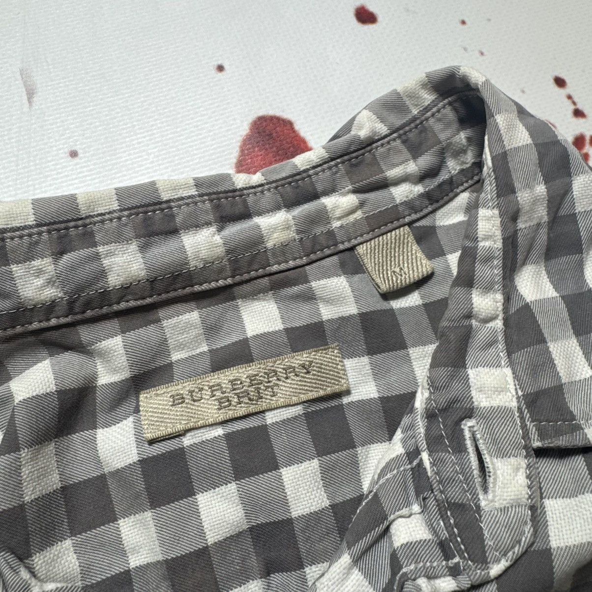 Burberry × Vintage vintage barberry brit shirt branded plaid with logo Size US M / EU 48-50 / 2 - 4 Thumbnail