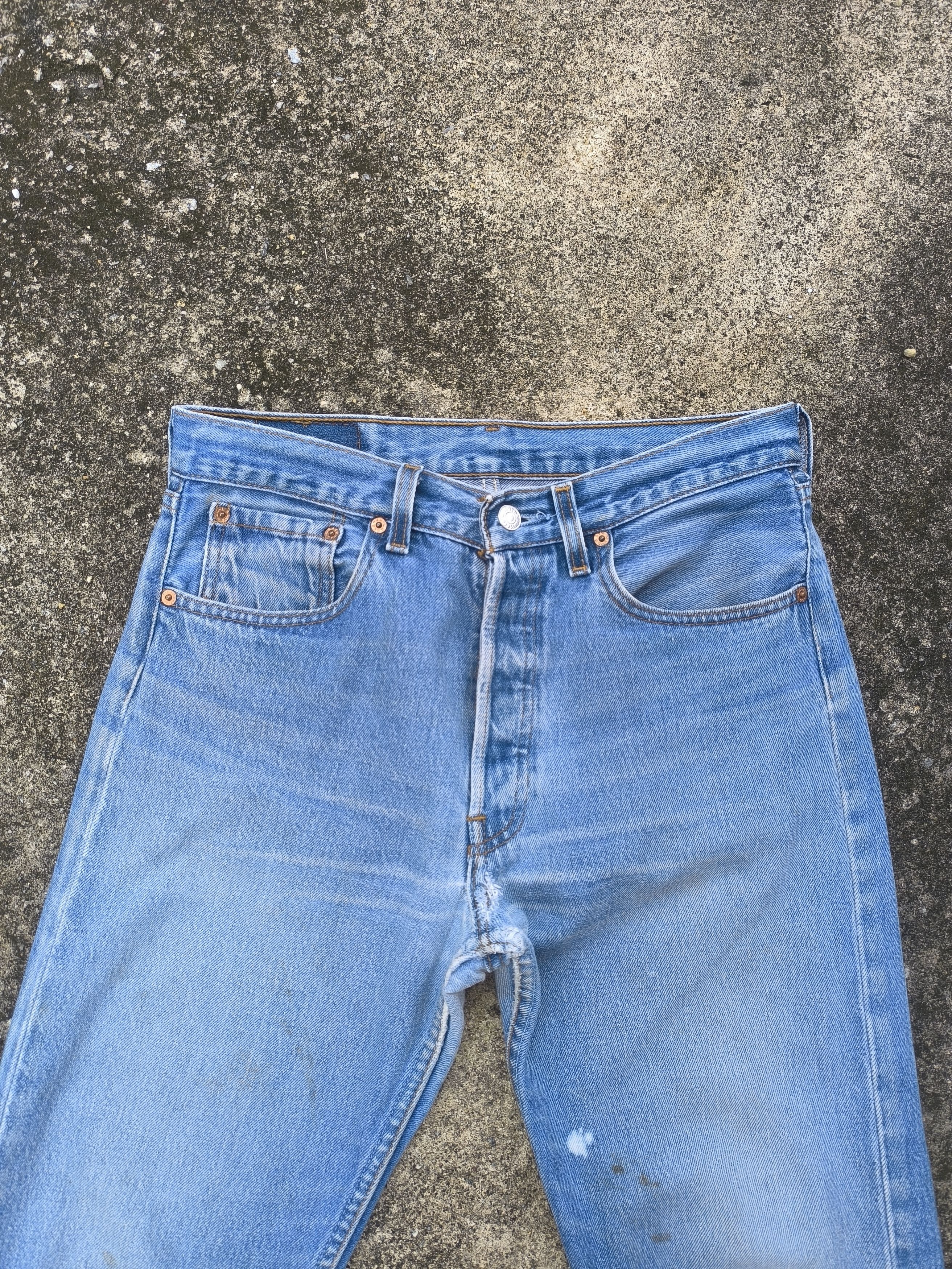 Levi's × Vintage 90s VINTAGE Levis 501 made in USA Size US 31 - 2 Thumbnail