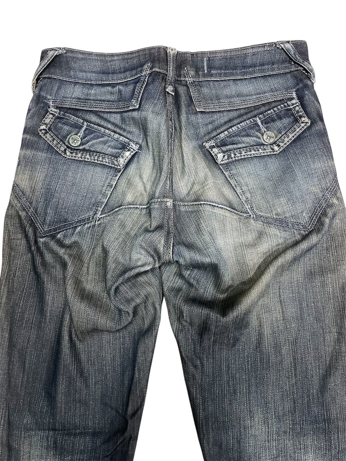 Marithe + Francois Girbaud MFG Marithe Francois Girbaud M7-1343 Distressed Jeans Size US 30 / EU 46 - 9 Thumbnail