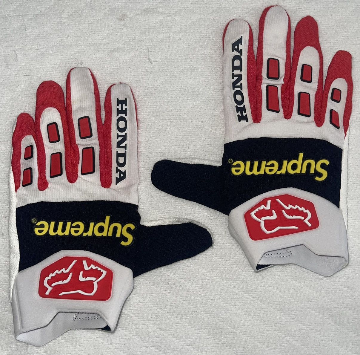 Fox Racing × Honda × Supreme SUPREME X HONDA X FOX RACING GLOVES 