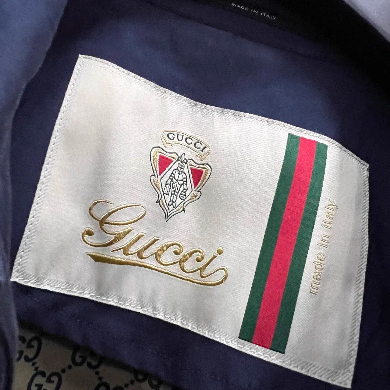 Gucci GUCCI navy overcoat 46 Size US S / EU 44-46 / 1 - 5 Thumbnail