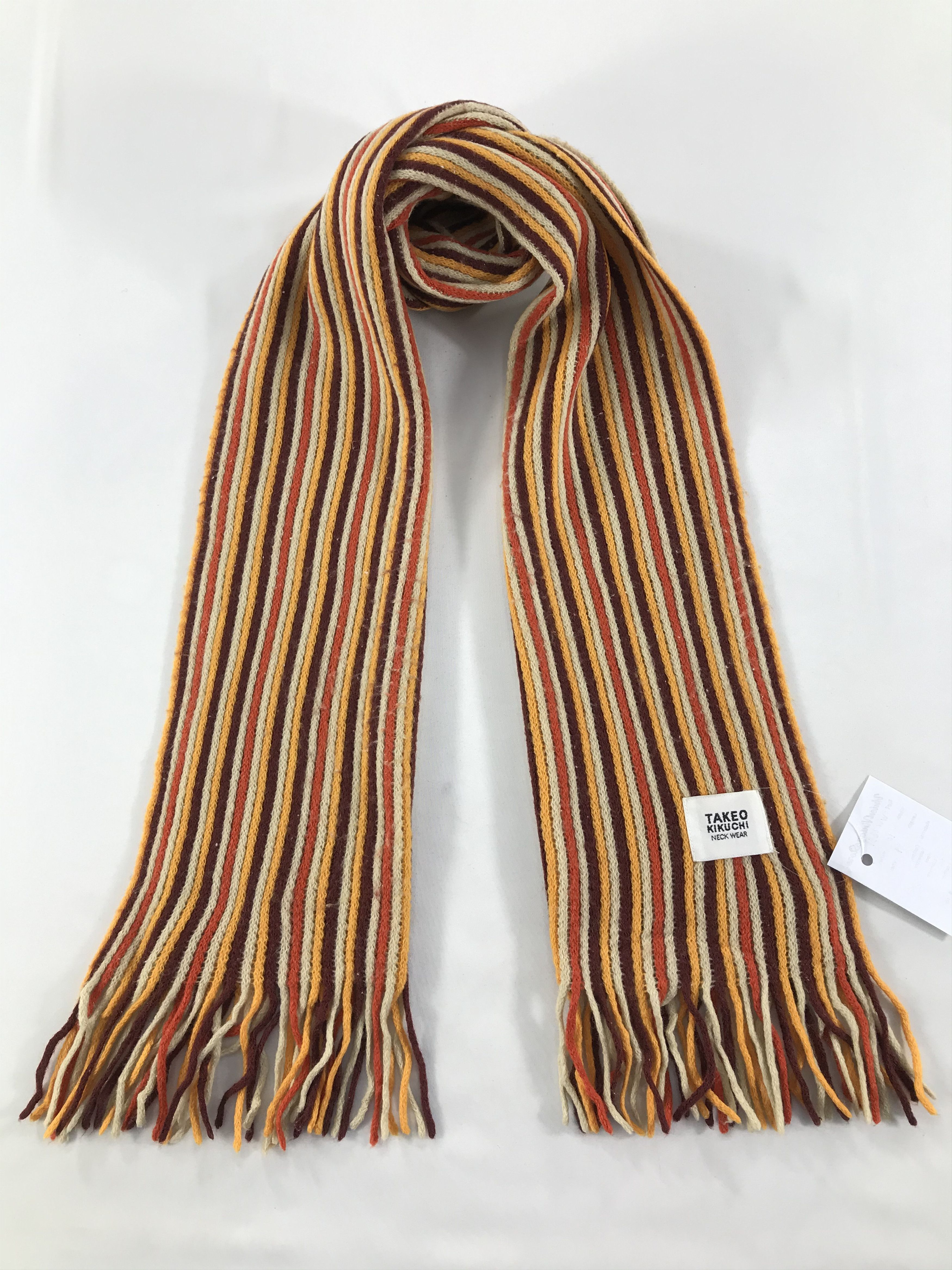 Takeo Kikuchi × Vintage Takeo Kikuchi Scarf / Muffler / Neckwear - WW2851 Size ONE SIZE - 1 Thumbnail