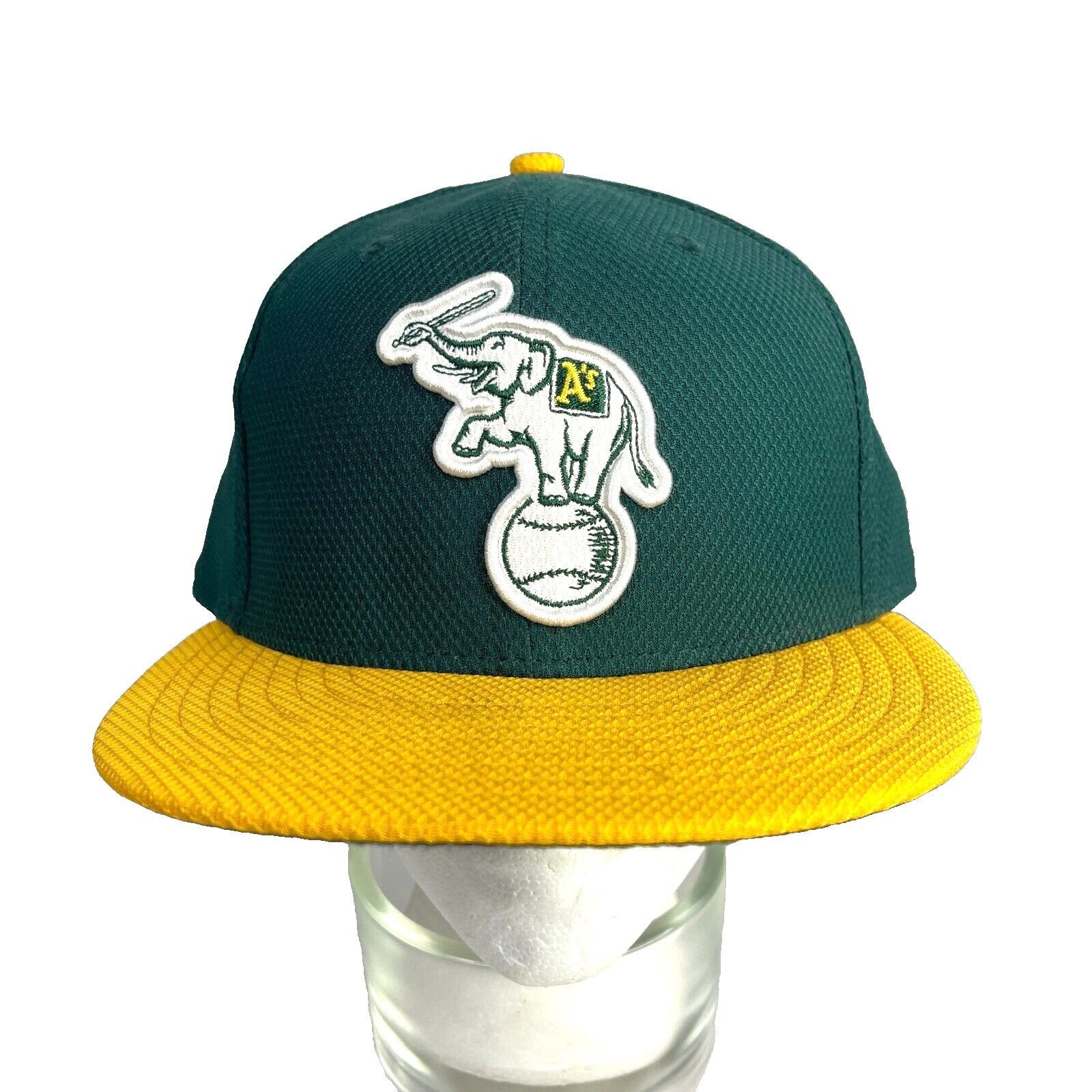 New Era Oakland A's Athletics MLB New Era 7.5 Fitted Baseball Cap In Size 46 - 3 Thumbnail