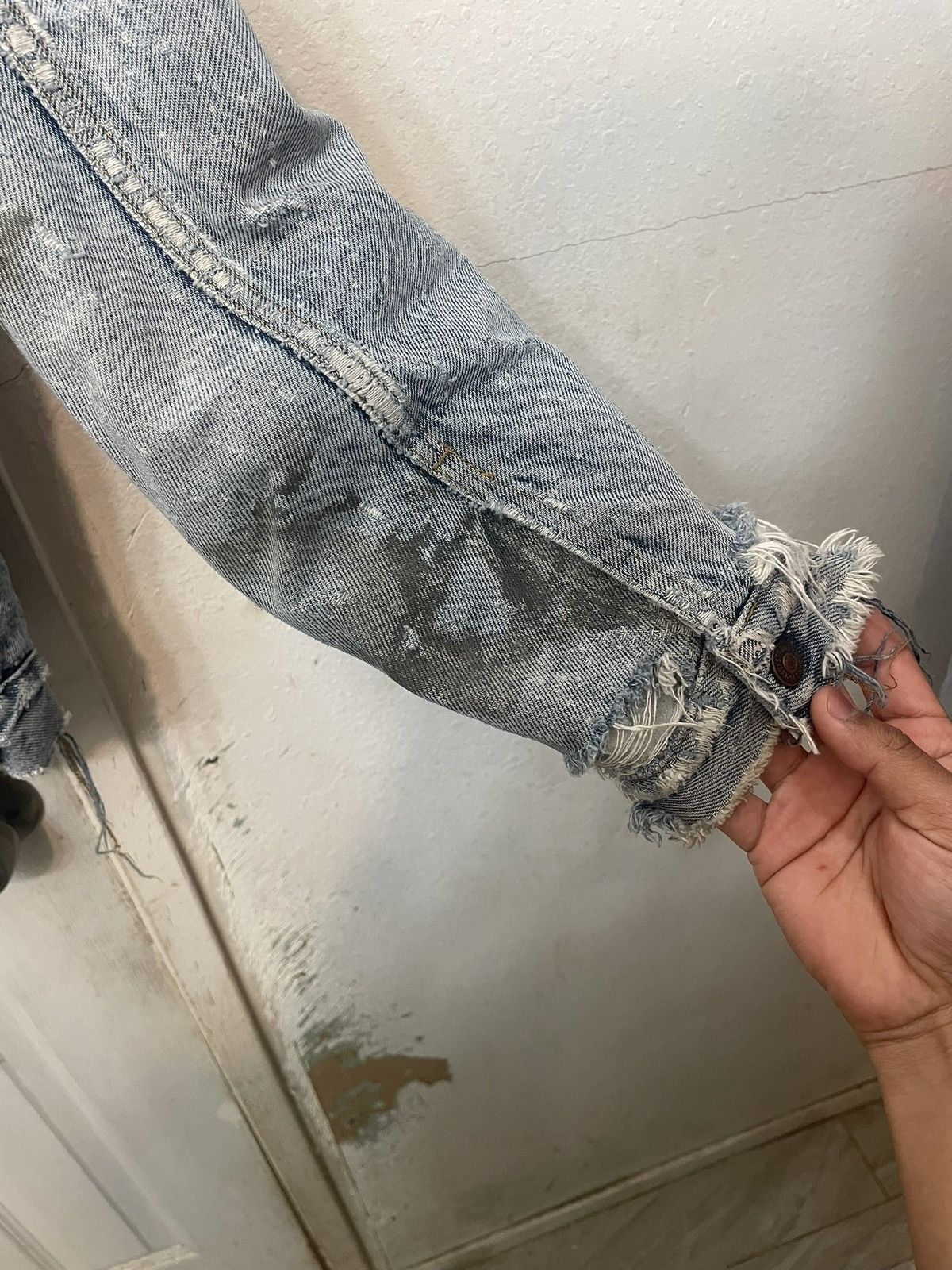 Levi's Vintage Clothing Levis Denim Sherpa Jacket San Francisco Size US S / EU 44-46 / 1 - 13 Thumbnail