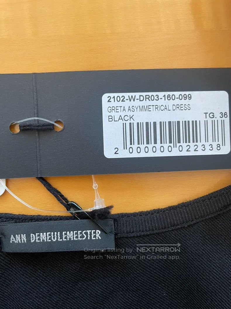 Ann Demeulemeester Ann Demeulemeester Size S women's one-sleeved dress Size S / US 4 / IT 40 - 5 Thumbnail