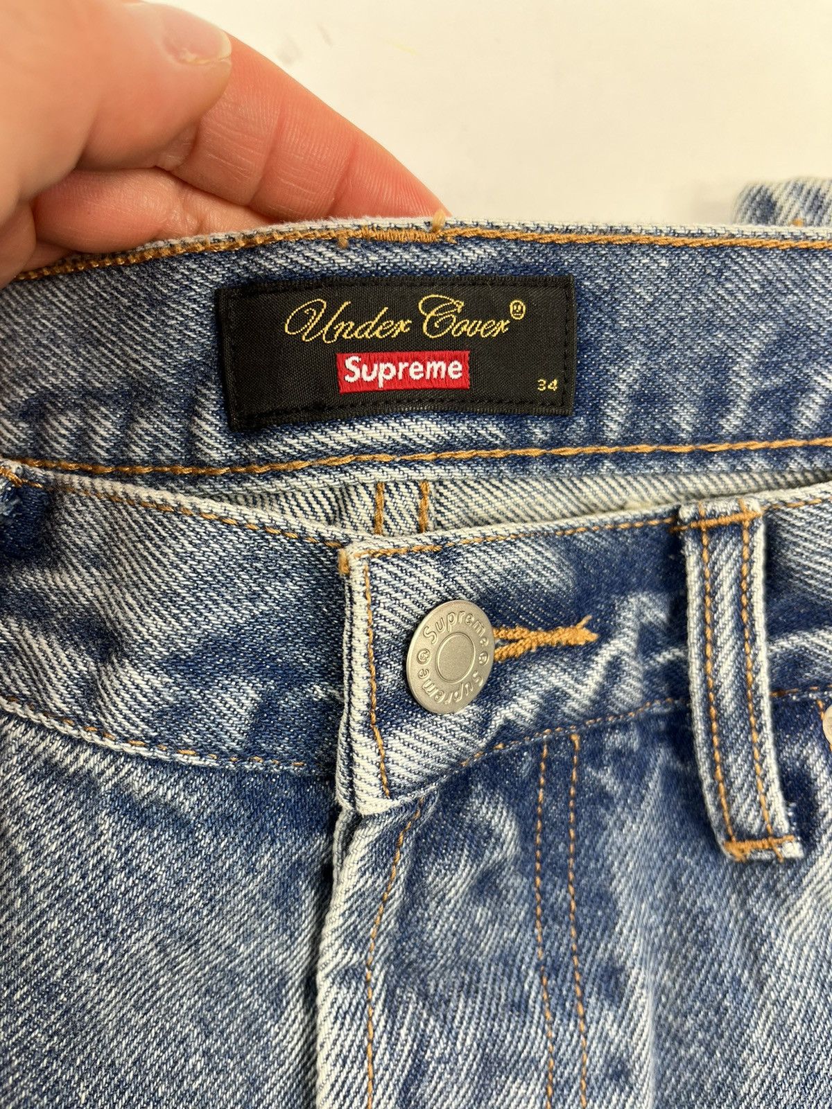 Supreme × Undercover JEANS WITH LAYERED SHIRT Size US 34 / EU 50 - 9 Thumbnail