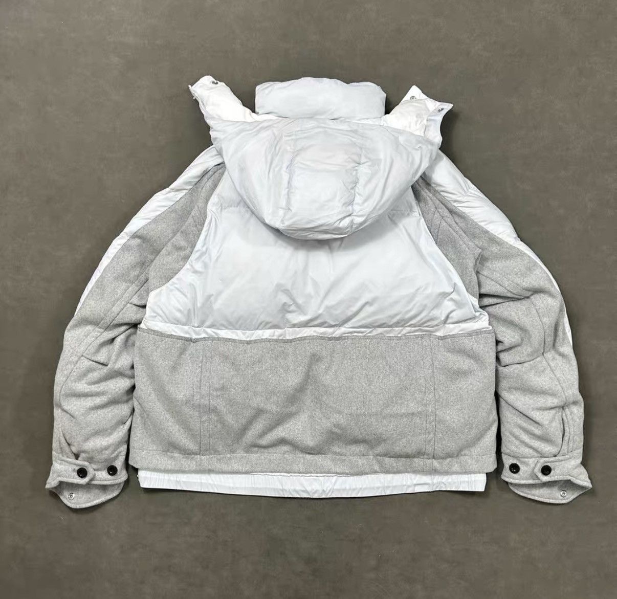 Sacai Sacai x Nike Runway Wool Panel Down Jacket J16 Size US L / EU 52-54 / 3 - 2 Thumbnail