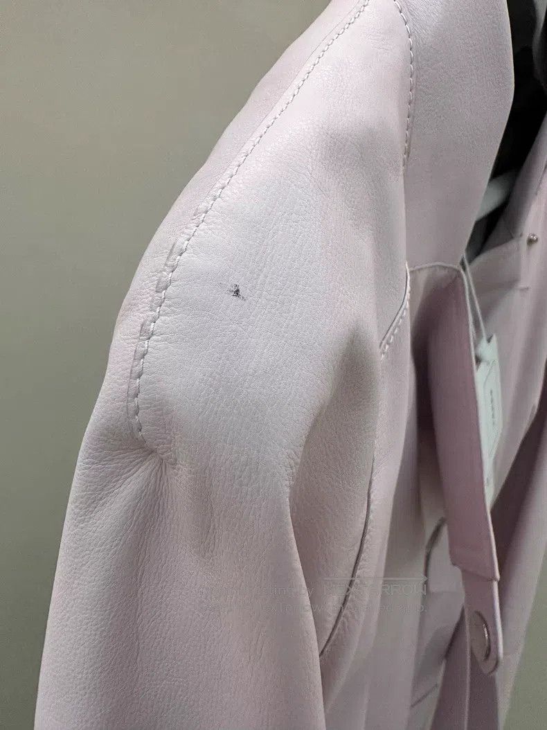 Hermes Hermes Lavender purple full-length leather coat Size XS / US 0-2 / IT 36-38 - 6 Thumbnail
