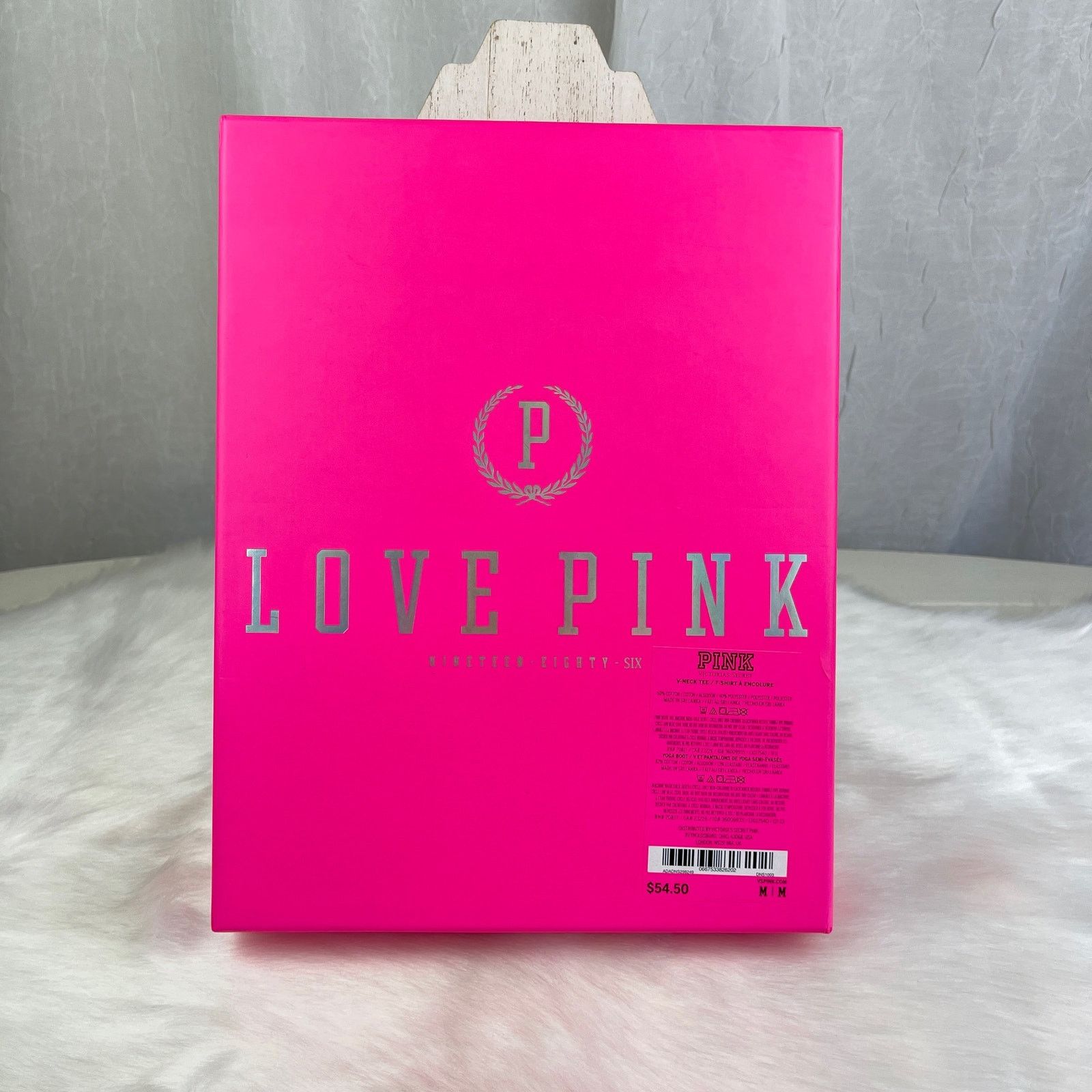 Victoria's Secret Victoria’s Secret PINK Gift Decor Storage Box Silver Logo Size ONE SIZE - 1 Thumbnail
