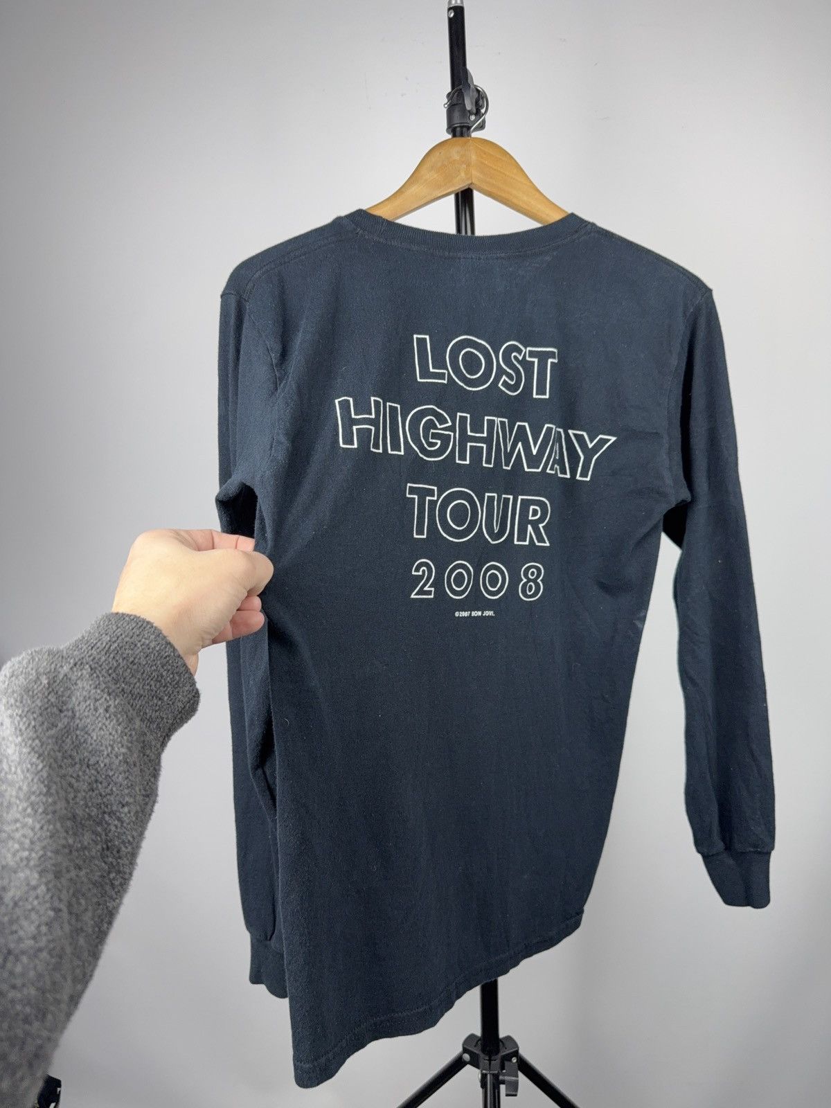 Bon Jovi Vintage 00s Bon Jovi Lost Highway Tour 2008 Long Sleeve S Size US S / EU 44-46 / 1 - 13 Thumbnail