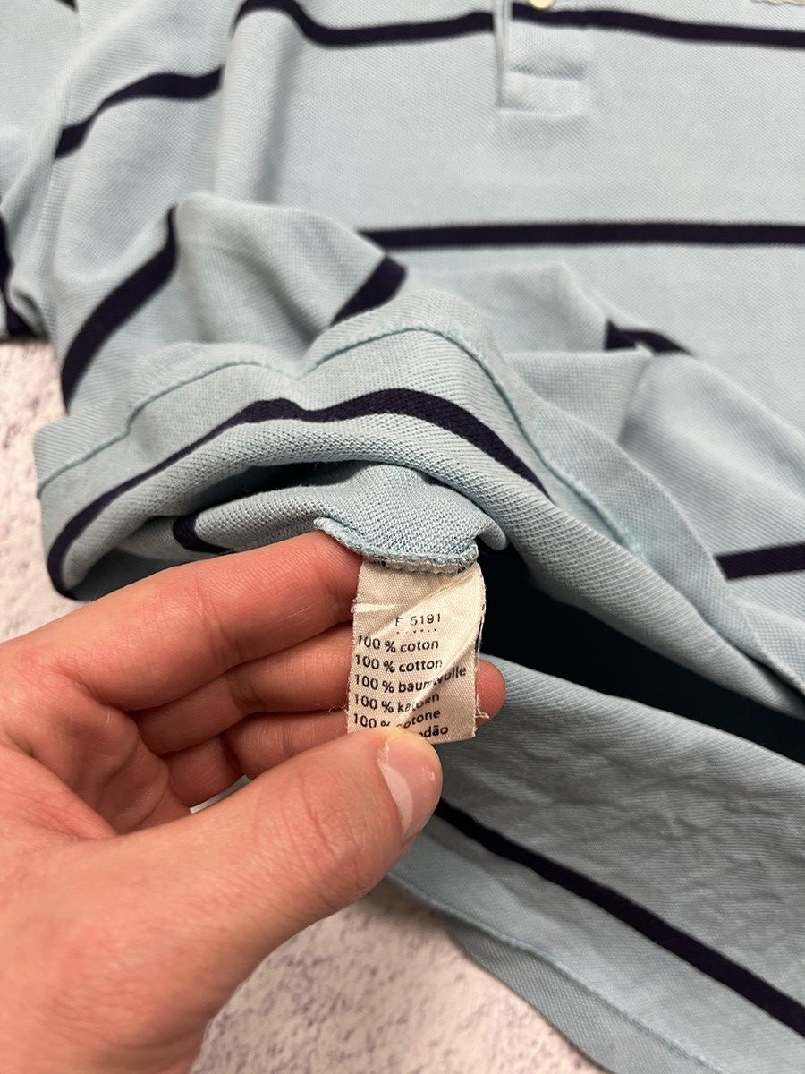 Lacoste × Vintage Vintage Lacoste Blue Rugby Long Sleeve Striped 90s Mini Logo Size US L / EU 52-54 / 3 - 10 Thumbnail