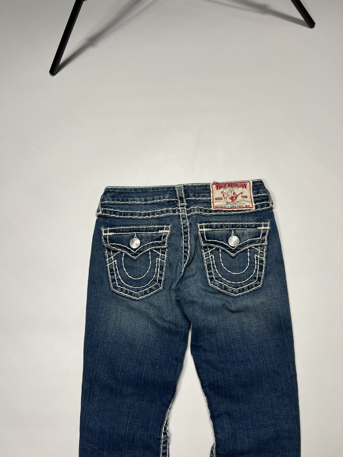 True Religion Vintage Y2K True Religion Billy Super Flare Low Rise Jeans Size 27" / US 4 / IT 40 - 3 Thumbnail