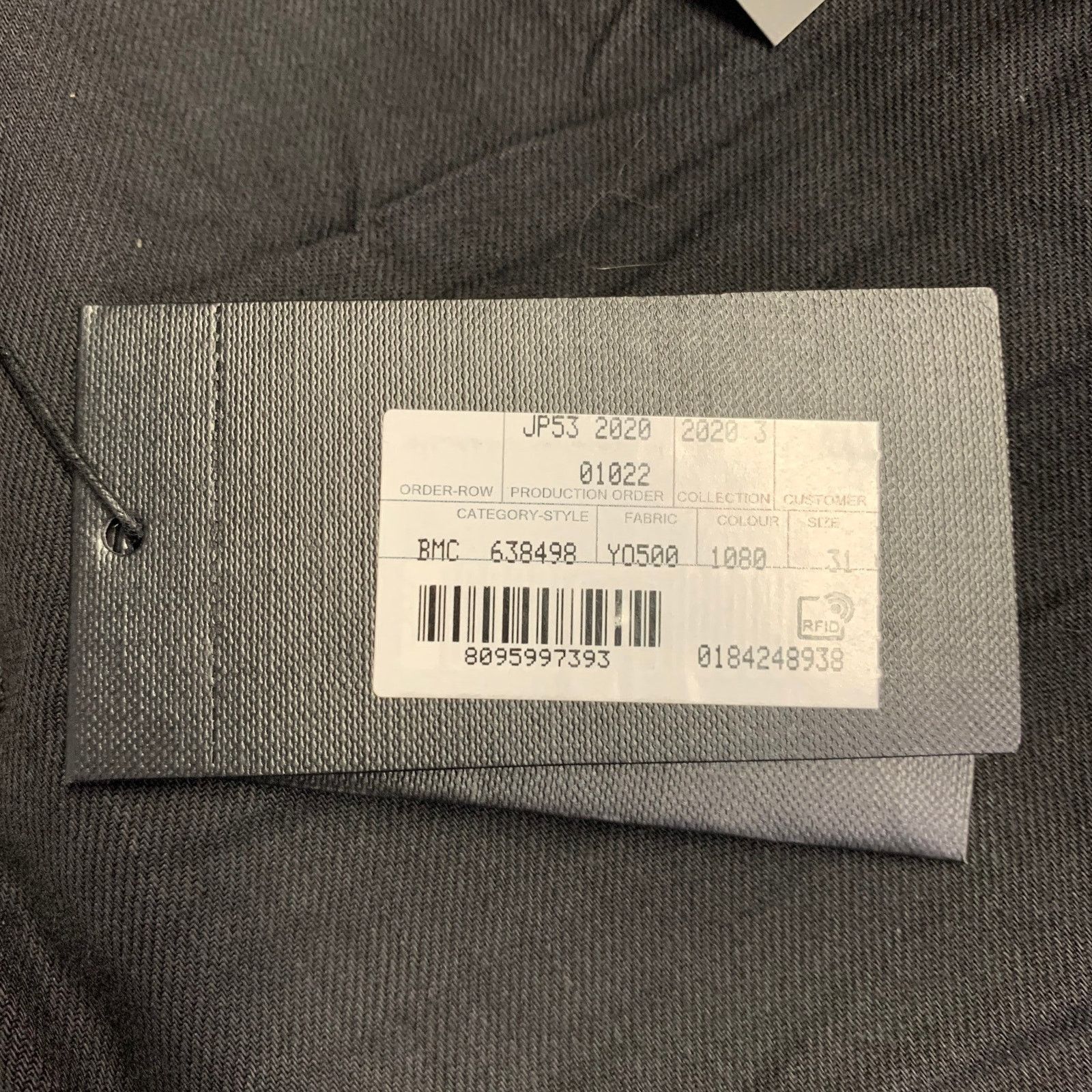 Saint Laurent Paris SAINT LAURENT Size 31 Black Denim Tapered Five Pockets Jeans Size US 31 - 7 Thumbnail