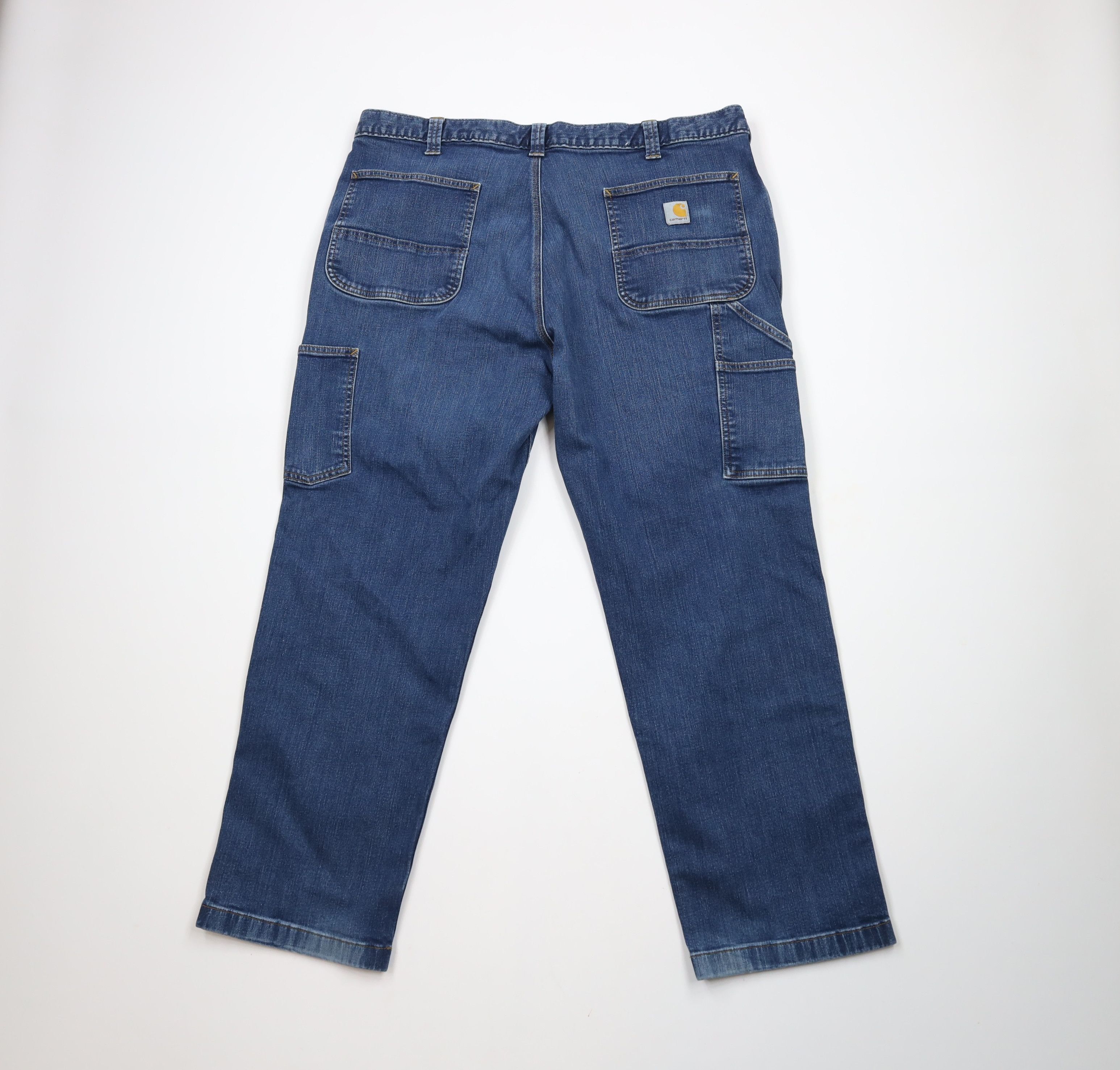 Carhartt × Vintage Vintage Y2K Carhartt Spell Relaxed Fit Dungaree Denim Jeans Size US 42 / EU 58 - 8 Thumbnail