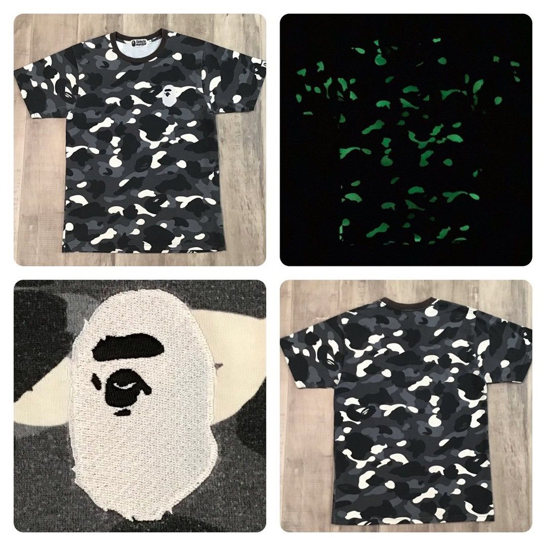 Bape 💫Glow in the dark💫 BAPE City camo APE HEAD T-shirt Size US M / EU 48-50 / 2 - 1 Thumbnail