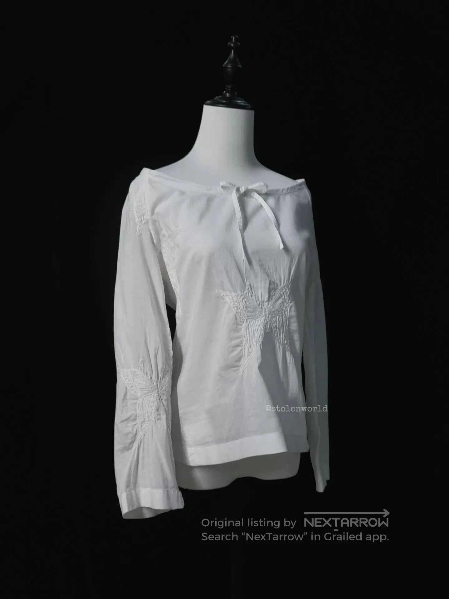 Junya Watanabe Junya Watanabe Butterfly Embroidered Top. Size S / US 4 / IT 40 - 5 Thumbnail