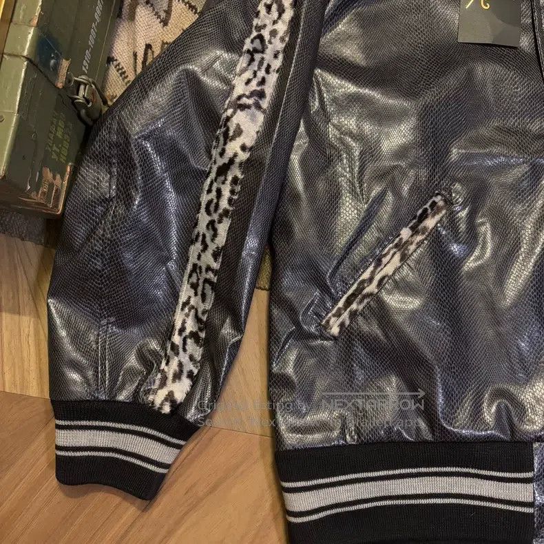Needles Needles Co-branded Limited Snakeskin Leopard Baseball Jack Size US XXL / EU 58 / 5 - 4 Thumbnail