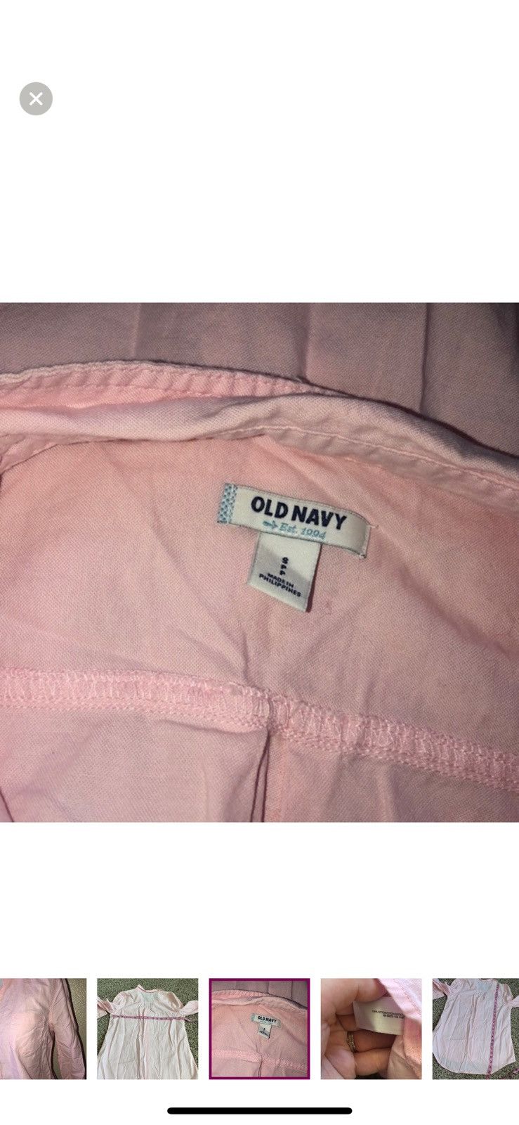 Old Navy Old navy small long sleeve oxford button down Size S / US 4 / IT 40 - 2 Thumbnail