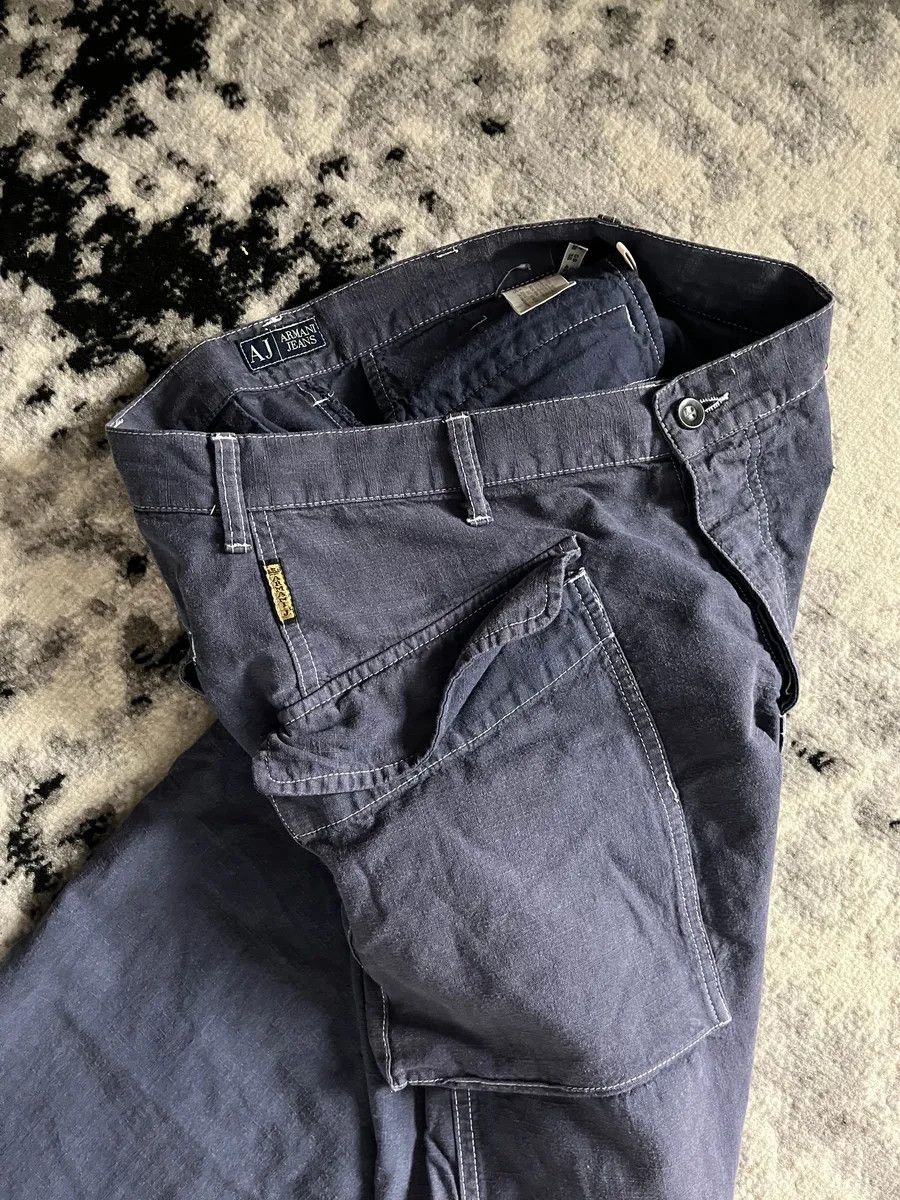 Armani Armani Archive Smooth Cargo Pants Size US 32 / EU 48 - 2 Thumbnail