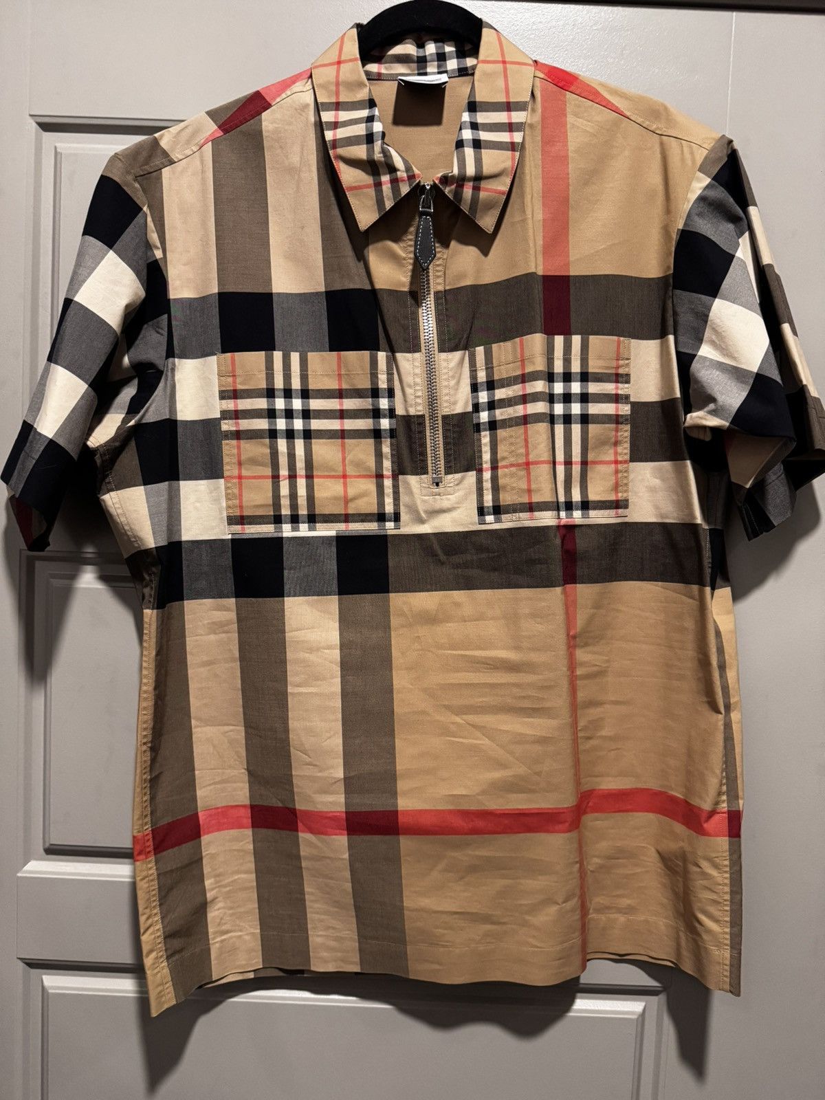 Burberry Beige Check Durham Shirt Size US S / EU 44-46 / 1 - 1 Thumbnail