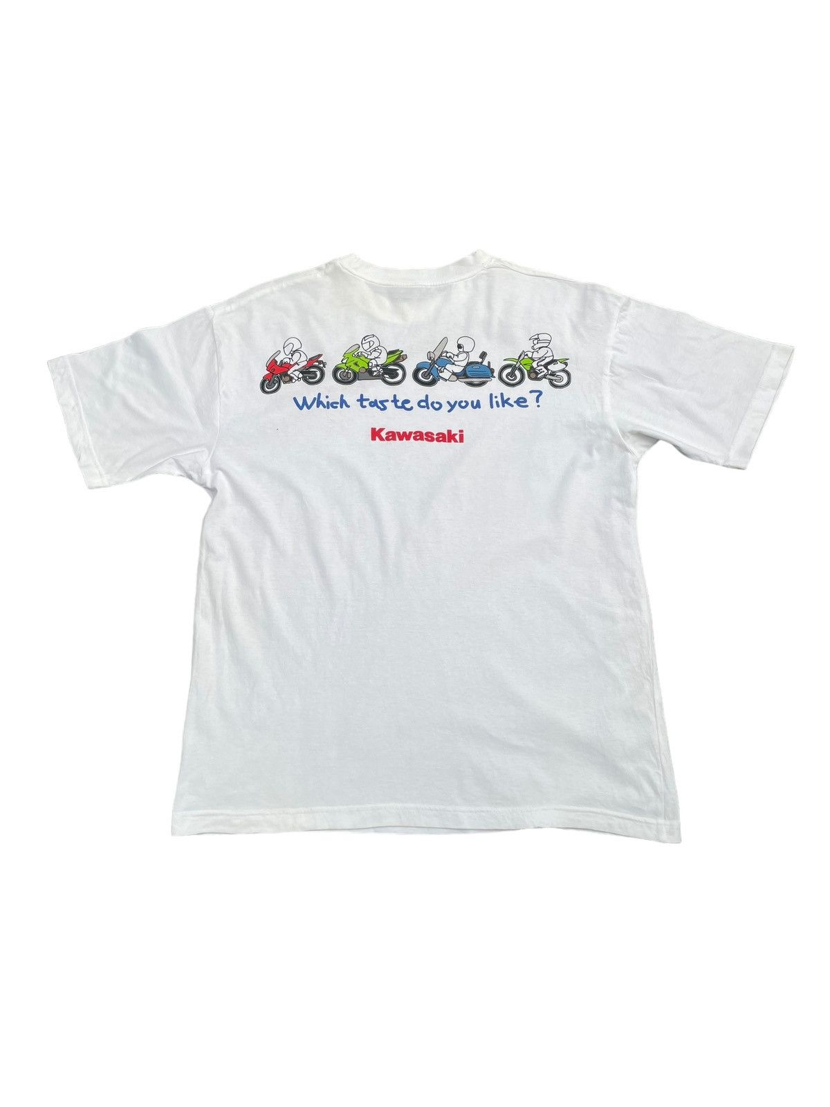 Vintage Vintage Kawasaki Tshirt Size US L / EU 52-54 / 3 - 1 Thumbnail
