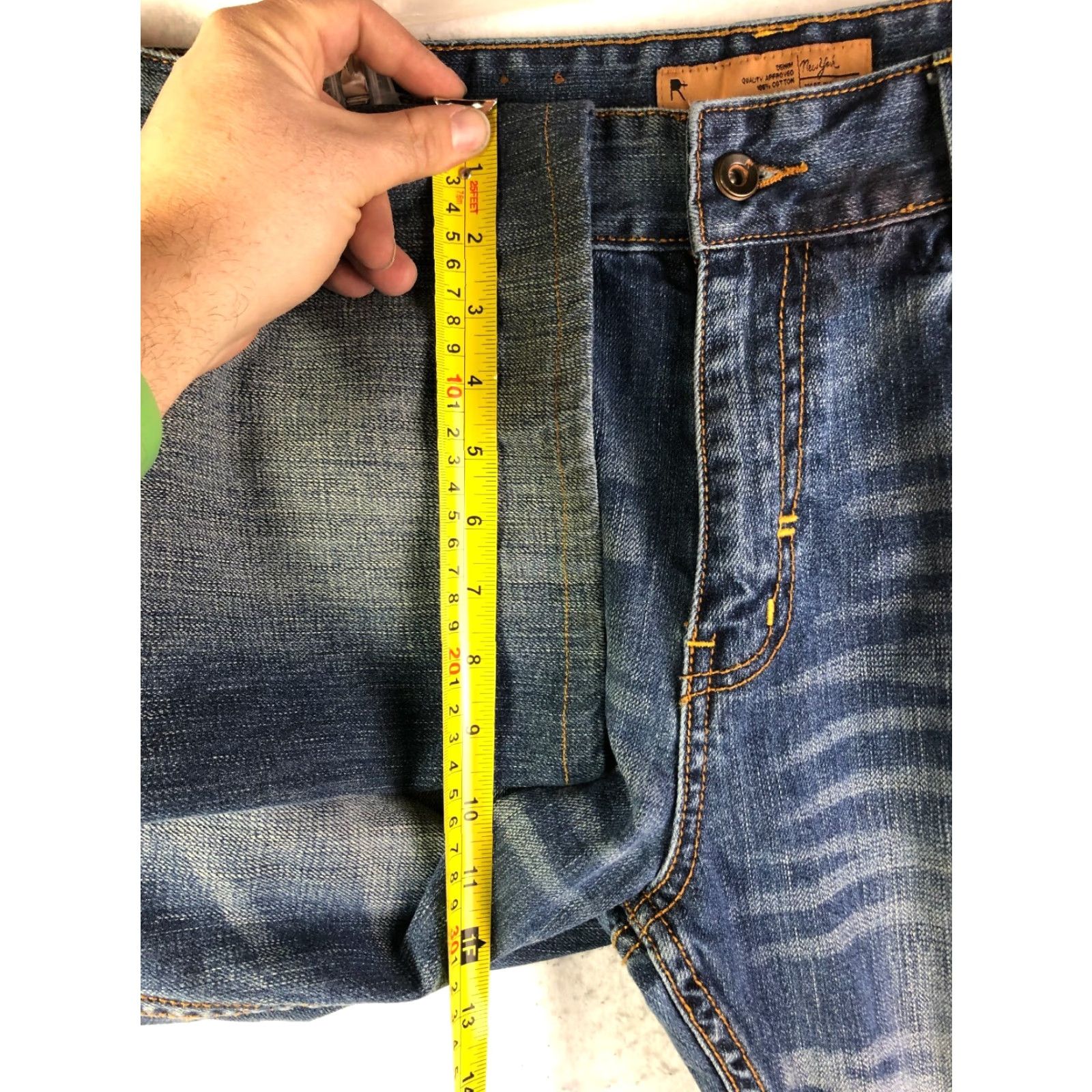 Rocawear Rocawear Mens Size 38 Classic Fit Mid Rise Straight Leg Blue Denim Jeans Size US 38 / EU 54 - 5 Thumbnail