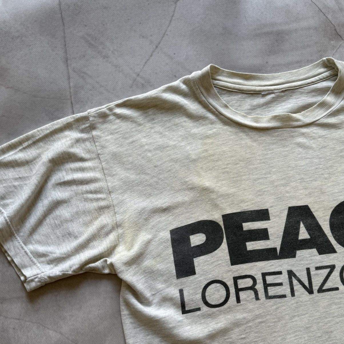Band Tees Trashed Peace! Lorenzo 1997 Faded Big Logo Singer T-Shirt Size US S / EU 44-46 / 1 - 3 Thumbnail