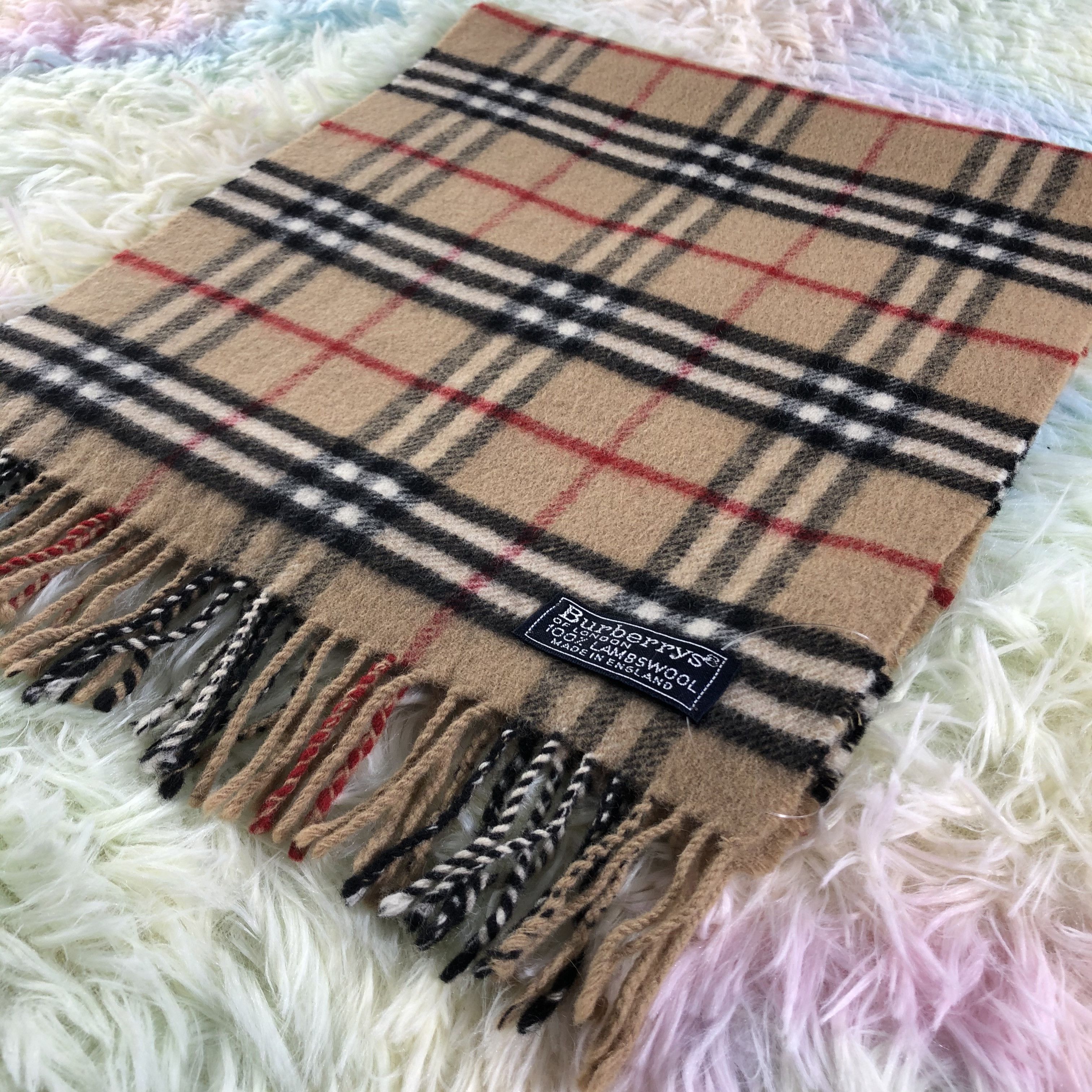 Burberry × Vintage Burberry Scarf / Muffler / Neckwear - KM461 Size ONE SIZE - 3 Thumbnail