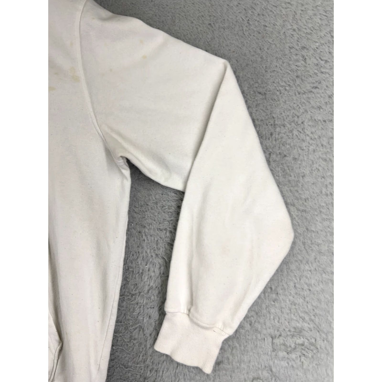 The North Face VINTAGE The North Face Hoodie Mens Pullover Shirt Regular White Cotton Blend Pocket Adult Medium White Logo 90s? Size US M / EU 48-50 / 2 - 2 Thumbnail